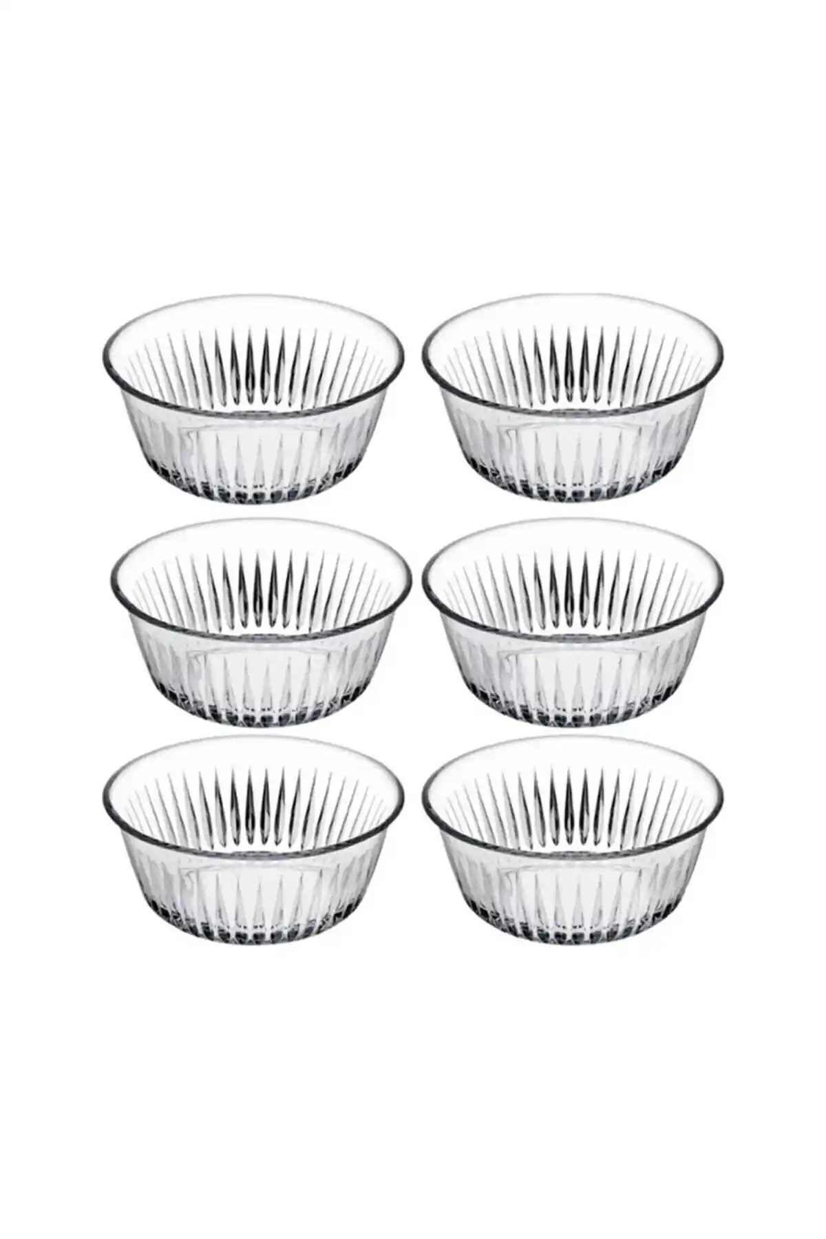 Paşabahçe 530146 Cam Kase Takımı Frezya 6'lı Servis Kasesi Çerezlik