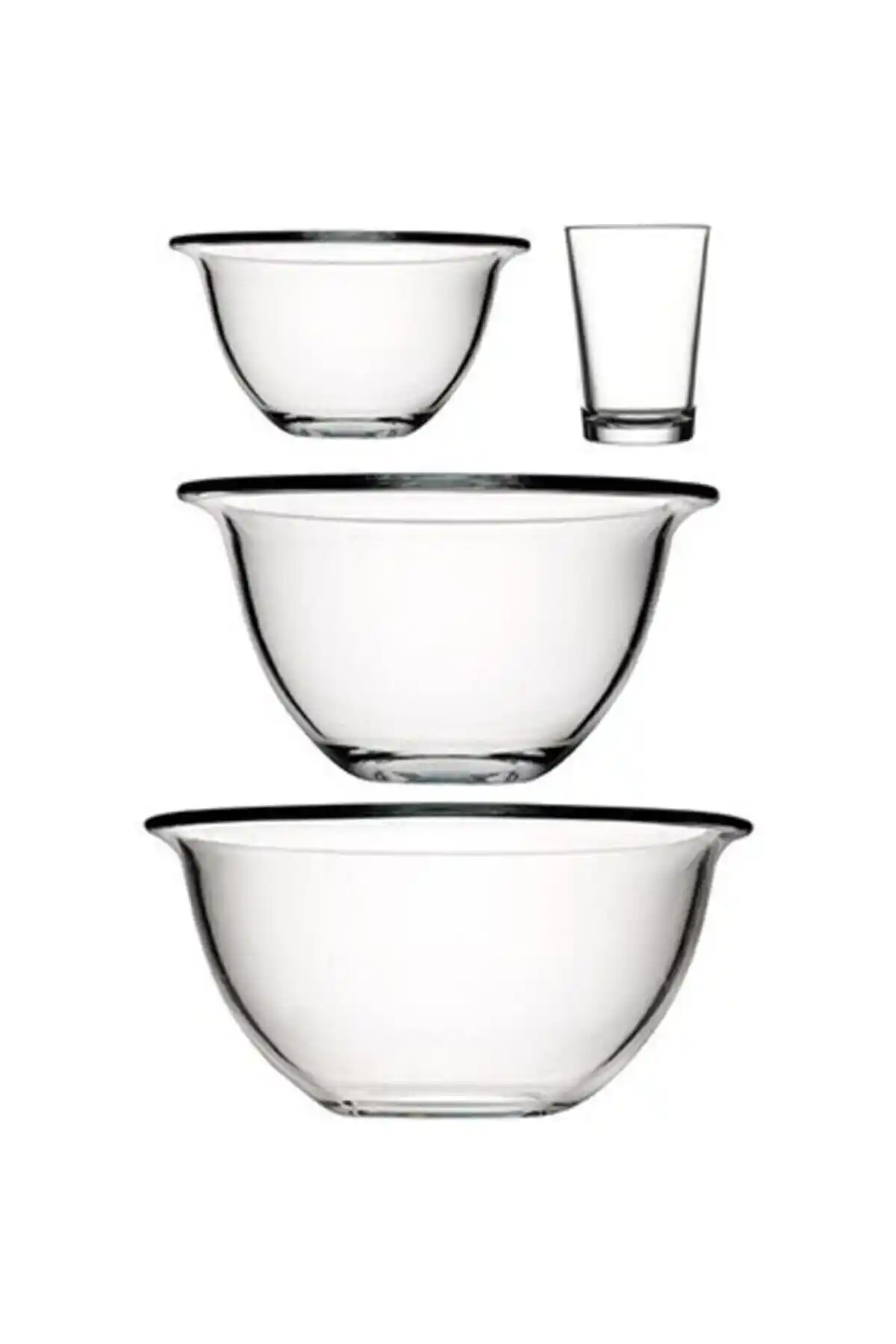 Paşabahçe Arda Türkmen 4 Parça Hazırlık Seti - Şık ve Dayanıklı Mutfak Gereçleri