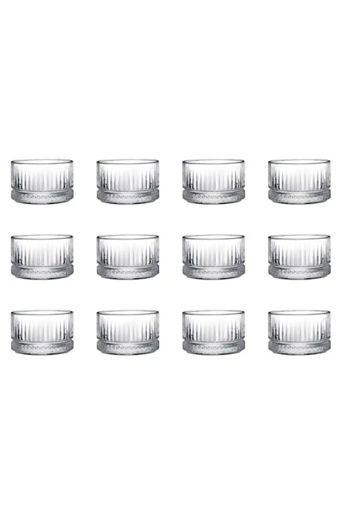 Paşabahçe Düz Elysia 12'li Cam Kase Seti Estetik ve Dayanıklı Mutfak Gereçleri