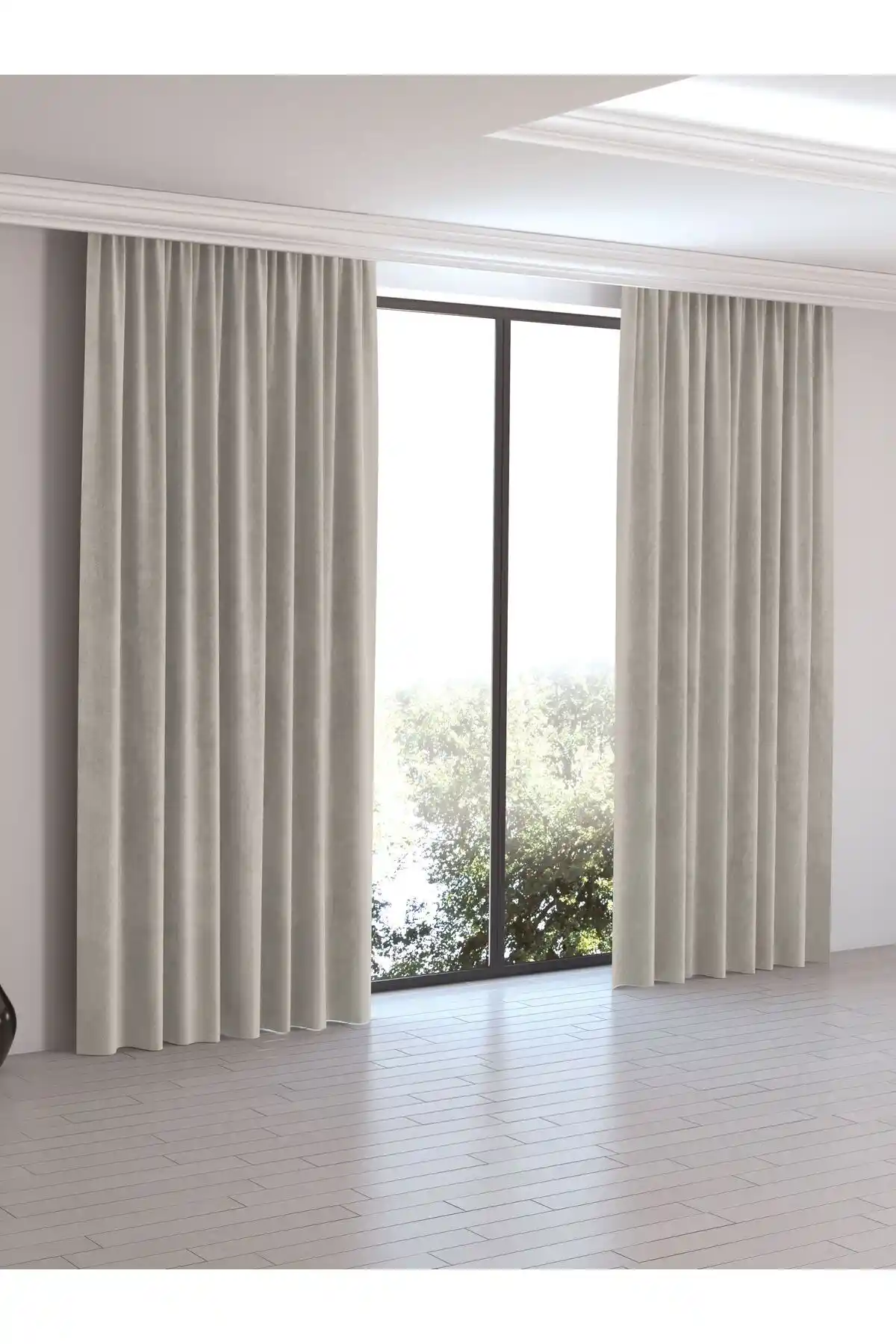 Perle Home Daily Series Ekru ve Keten Rengi Ada Fon Perdeleri Karşılaştırması