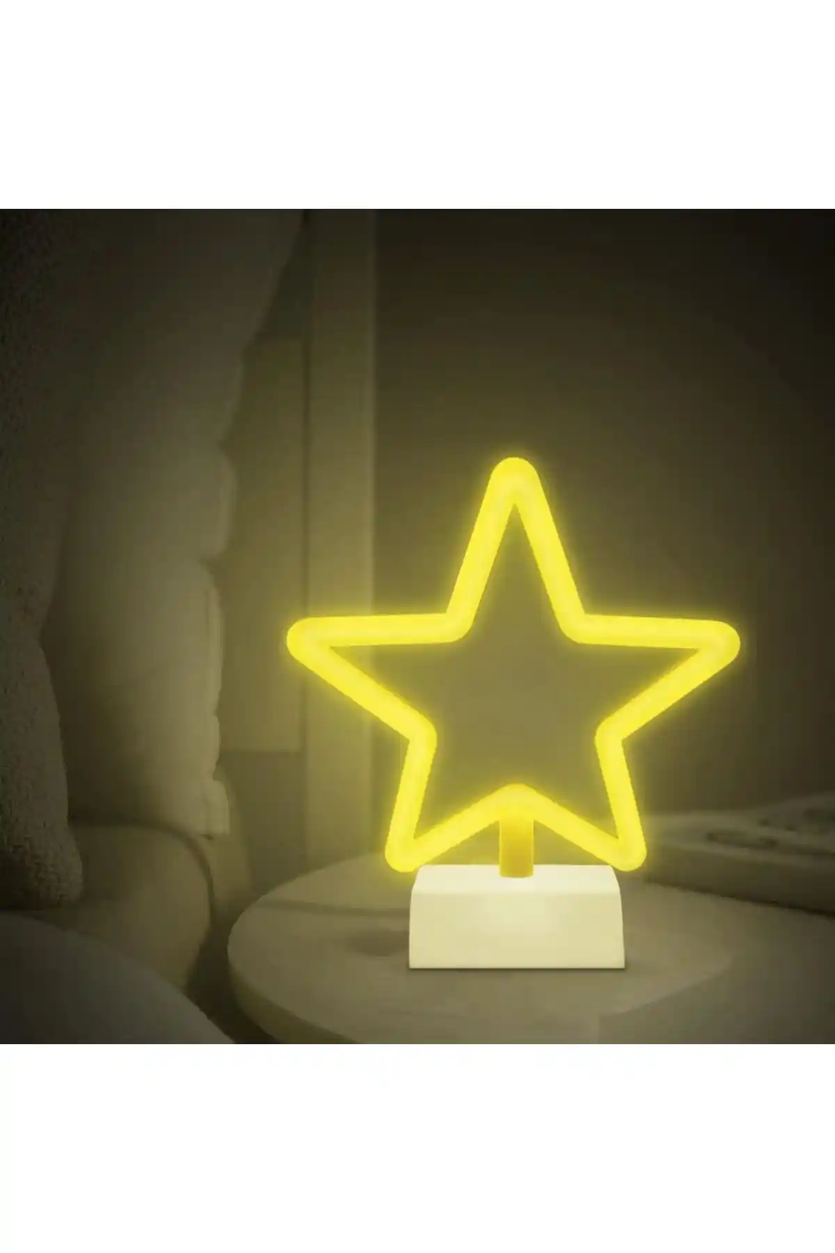 Piranha Neon Yıldız Dekoratif Işık: Estetik ve Kullanışlı Gece Atmosferleri İçin