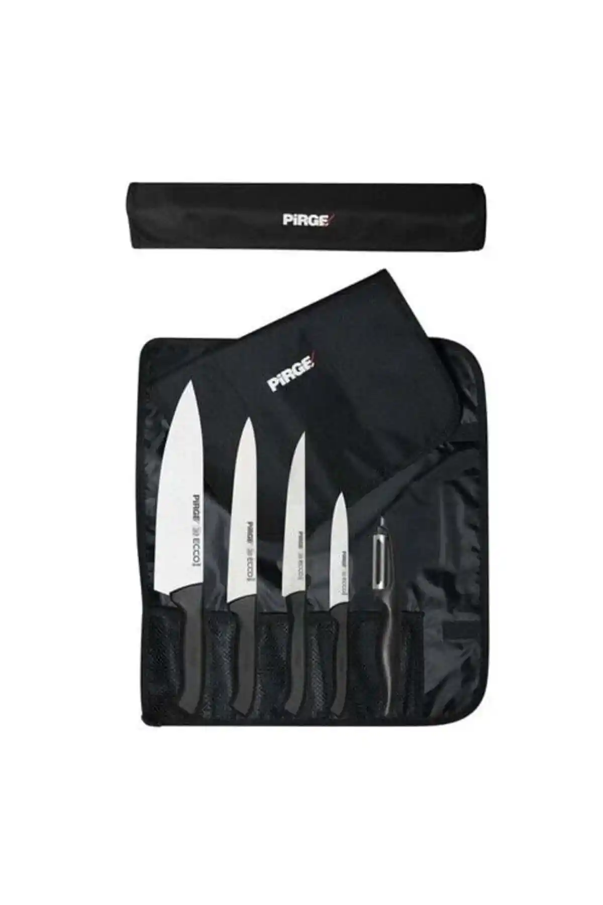 Pirge Pirge Ecco Çantalı 5'li Bıçak Seti: Dayanıklı ve Şık Mutfak Gereçleri