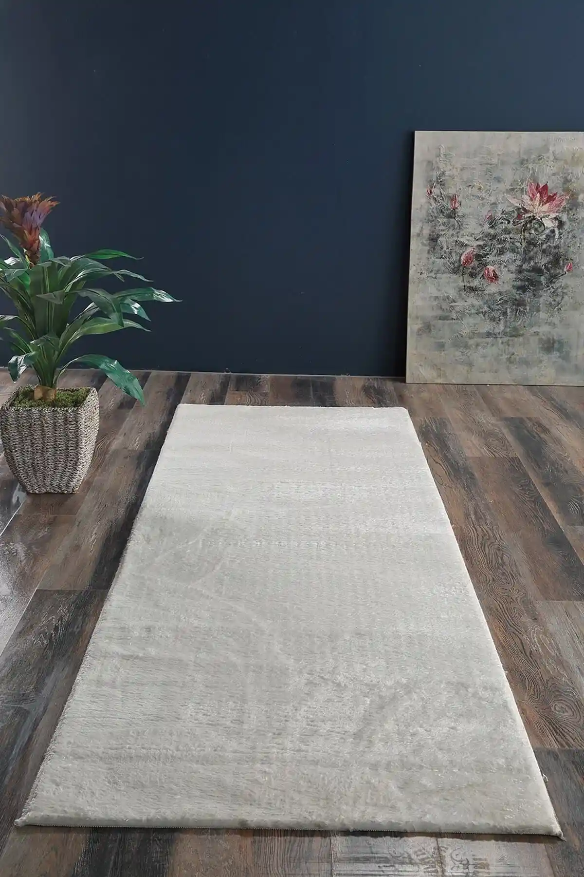 Polaris Halı Peluş Post Kaymaz Taban Yolluk Halı Modern ve Güvenli Zemin Dekorasyonu