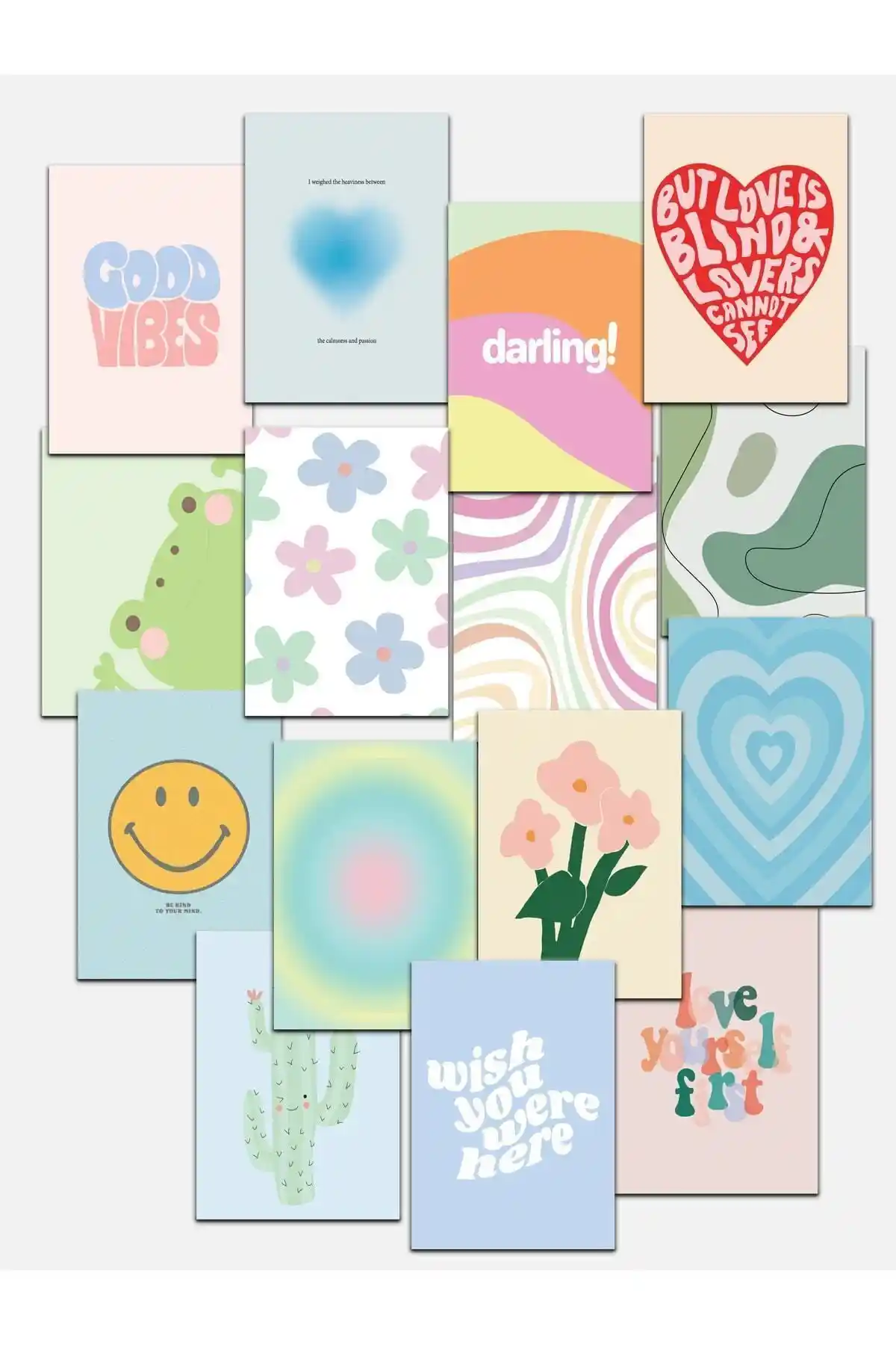 Postifull Modern Duvar Tablo Seti ile Evinize ve Ofisinize Şık ve Enerjik Dokunuşlar