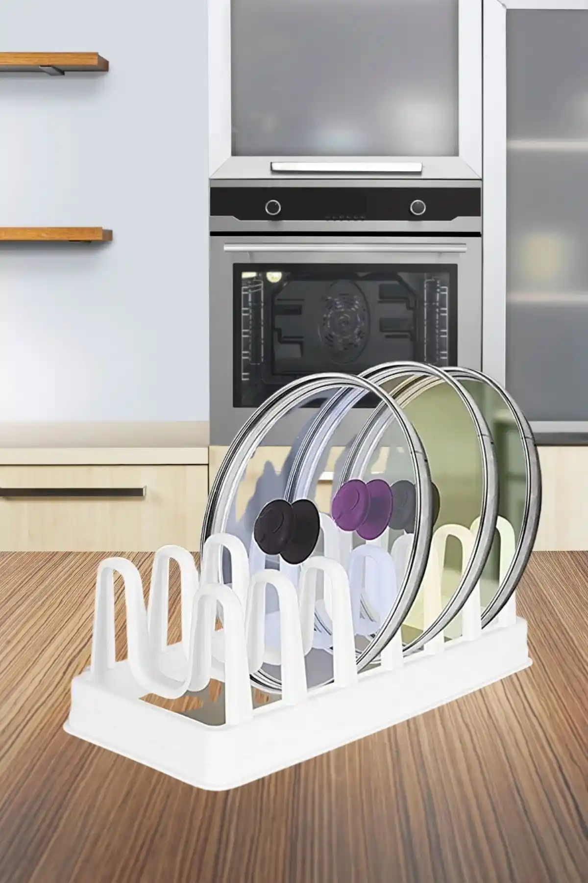 Practials 6 Bölmeli Düzenleyici Stand ile Mutfak Alanınızı Verimli Kullanın