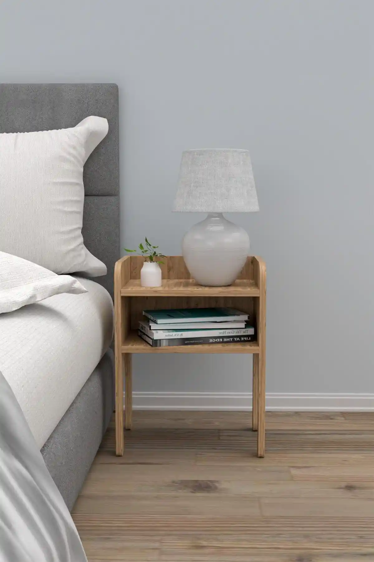 Pratico Aras Köprü Komodin Atlantik Çam Rengi Modern ve Fonksiyonel Mobilya Çözümü