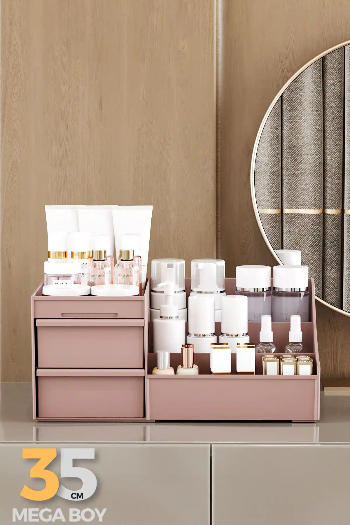 Pufwin Home Sultan Çekmeceli XL Çok Amaçlı Kozmetik ve Makyaj Organizeri