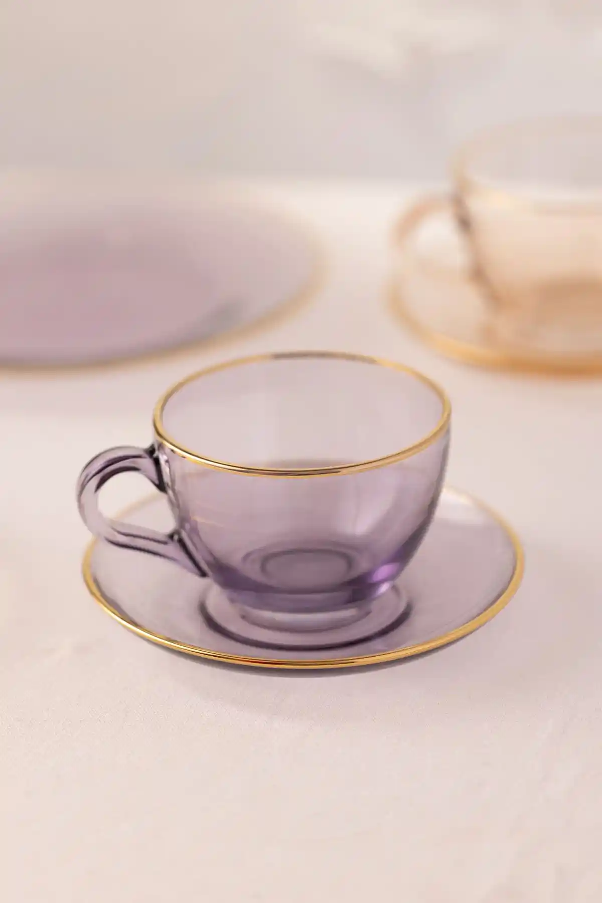 Rakle Five O'clock 2'li Çay Fincanı Seti Şık ve Dayanıklı Cam Tasarımıyla Öne Çıkıyor