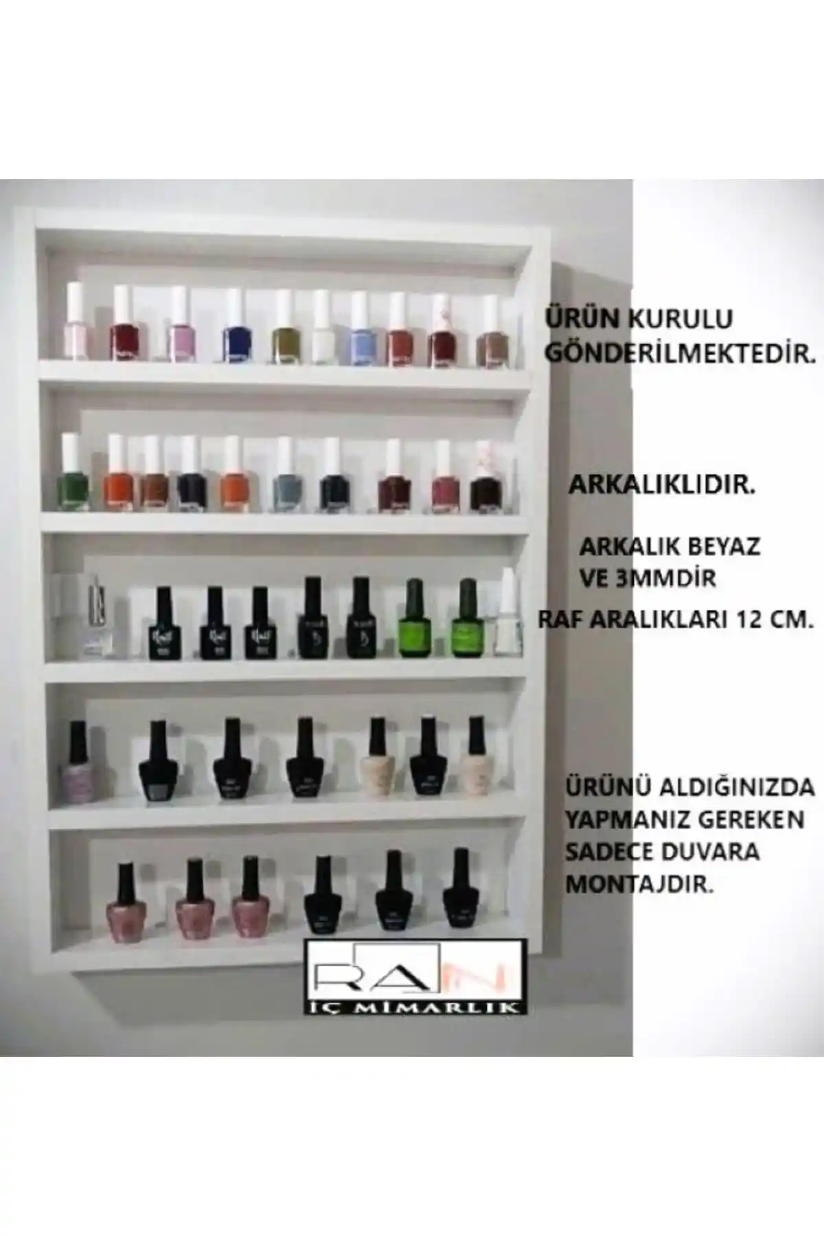 RAN LOVE Rey Oje Rafı Şık Tasarımı ve Geniş Depolama Alanıyla Kullanıcıların Beğenisini Kazanıyor