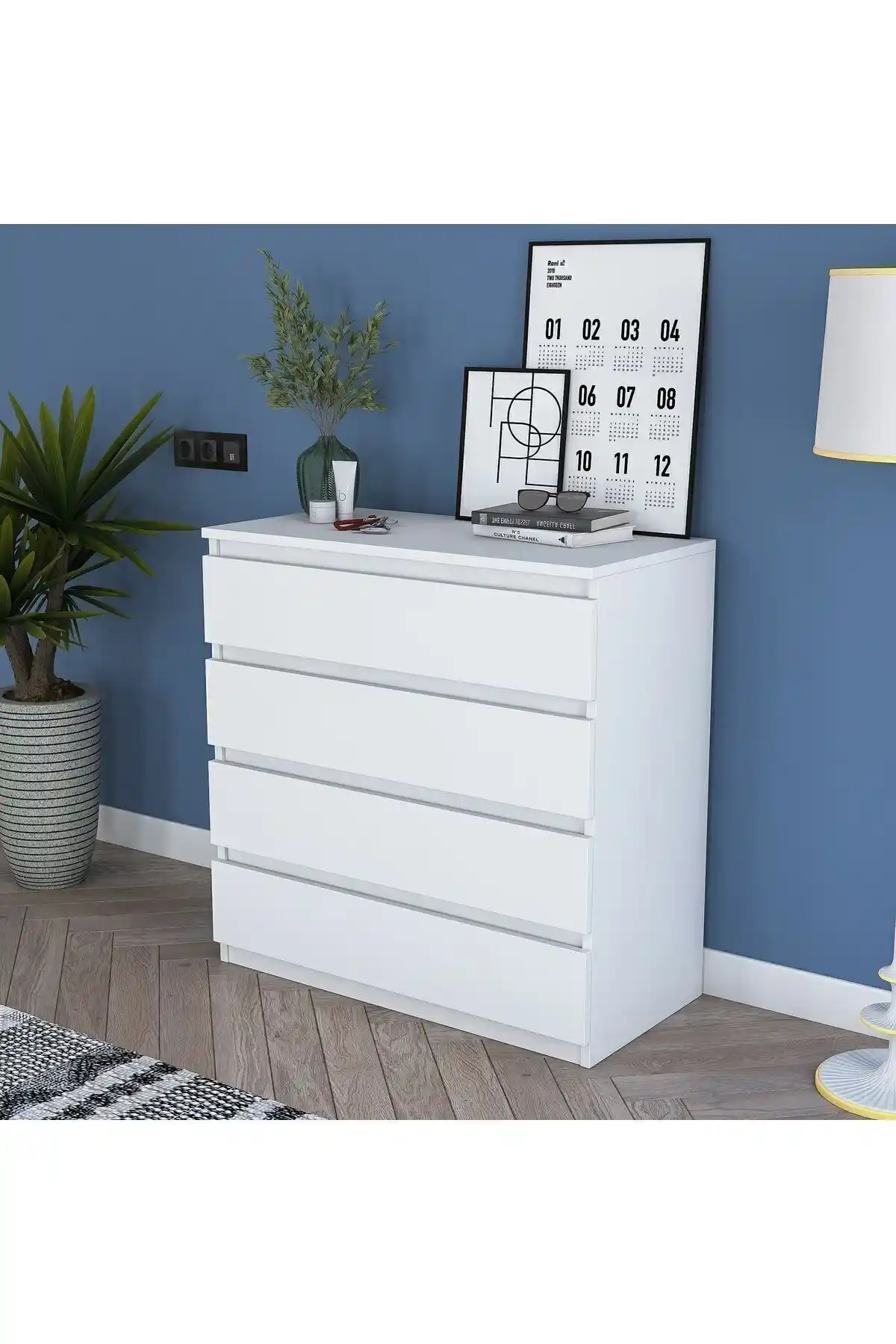 Rani BE102 Şifonyer Modern ve İşlevsel Tasarımıyla Yatak Odası Dekorasyonunu Tamamlar