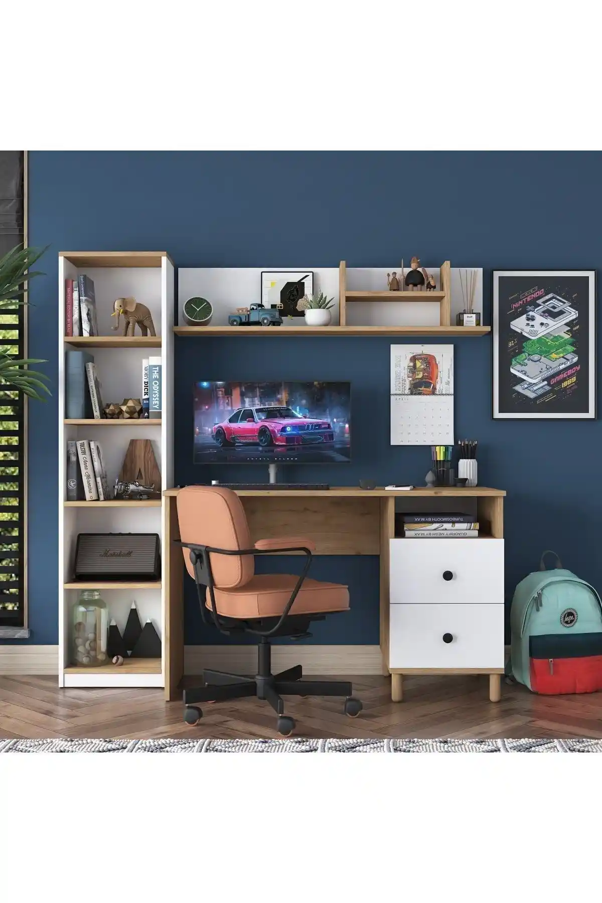 Rani Ha115 Çekmeceli Modern Ofis ve Çalışma Masası Dayanıklı Tasarım