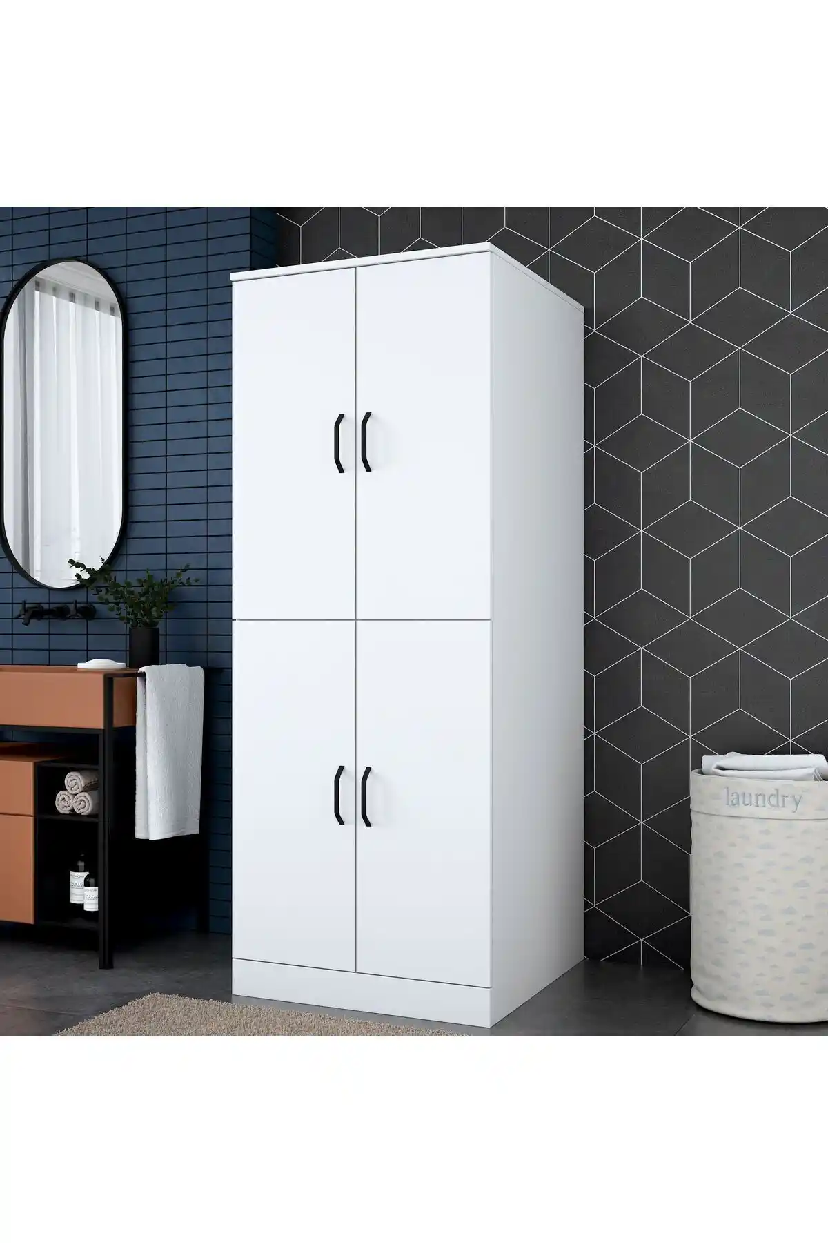 Rani KD109 Çamaşır Makinesi Dolabı: Modern ve Fonksiyonel Tasarım Çözümü