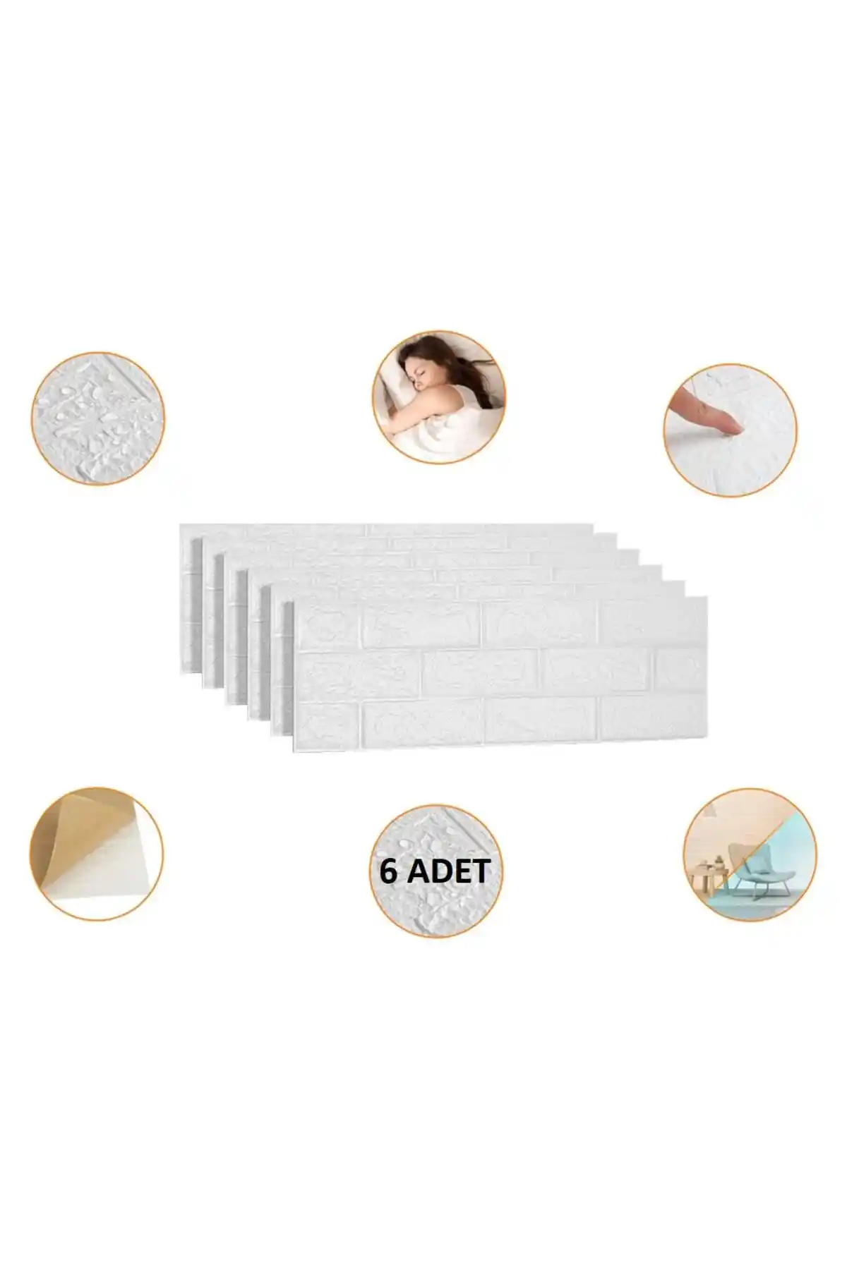 Renkli Duvarlar 1 m² Kendinden Yapışkanlı Modern Duvar Paneli – Kolay ve Dayanıklı Dekorasyon