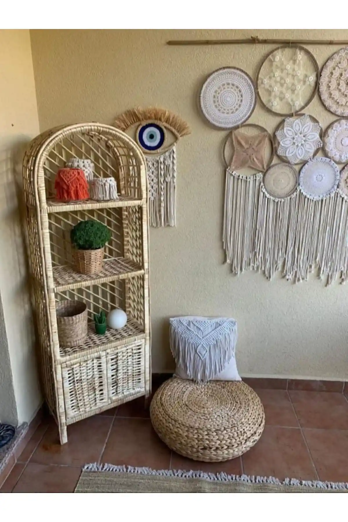 Renklidükkan Hasır Raf: Doğal ve Estetik Otantik Depolama Çözümü