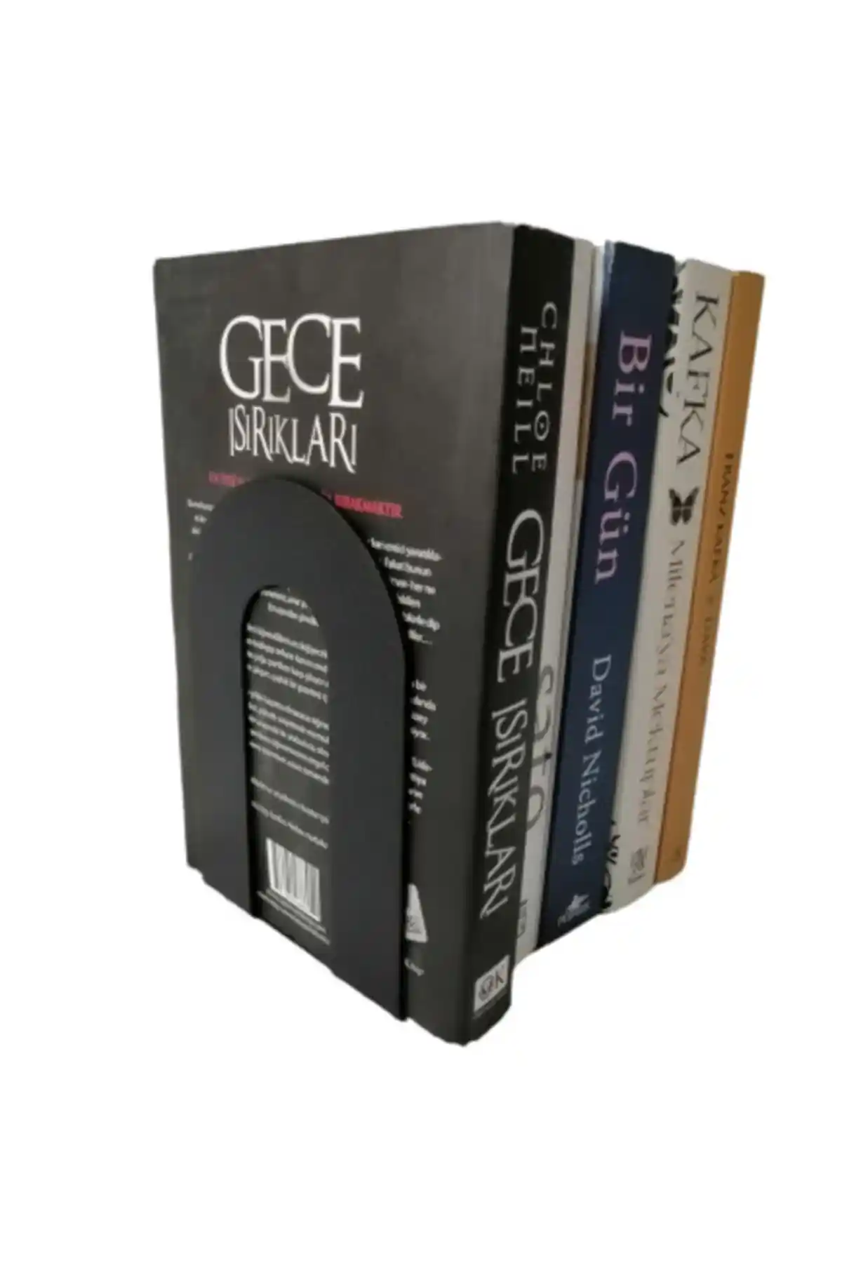 Risingmaber Dekoratif Metal Kitap Tutucu Modern ve Dayanıklı Tasarım