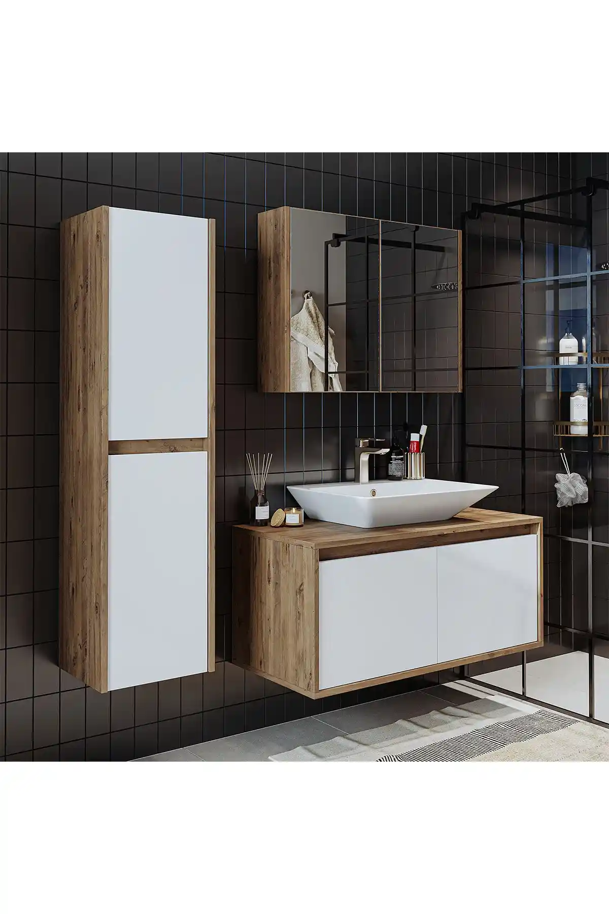 ROOMART Banyo Dolabı Karşılaştırması: 100 cm ve 85 cm Modellerin Özellikleri ve Seçim Rehberi