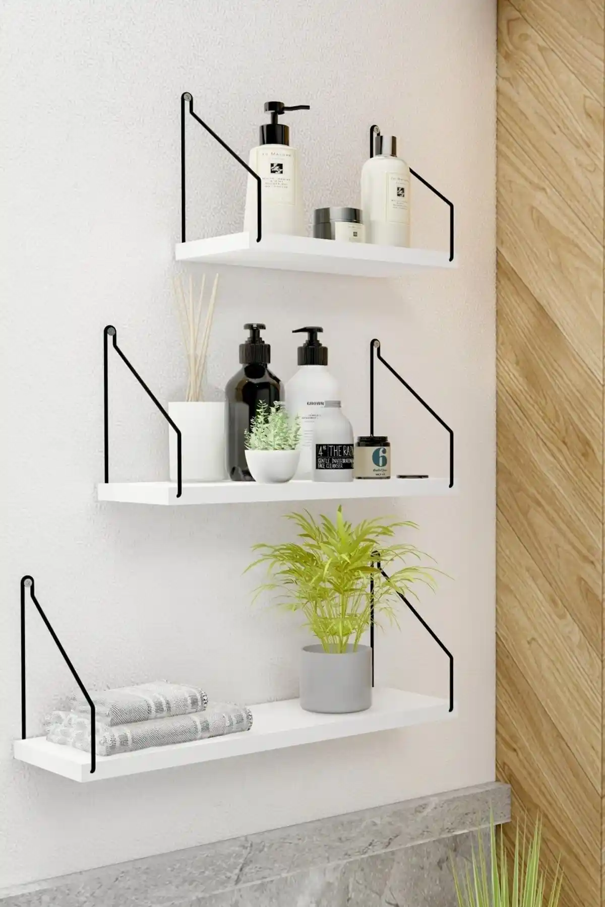 Roomie Home Duvar Rafı Seti Modern ve Şık Depolama Çözümünü Sunar