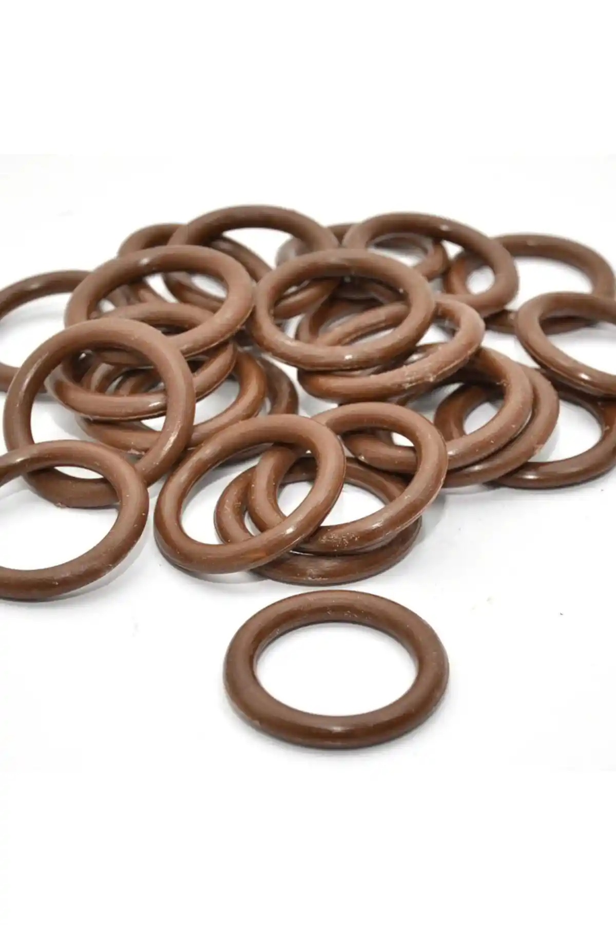 Rustik Perde Halkası 60x80 cm Kahverengi Plastik Estetik ve Fonksiyonel Tasarım