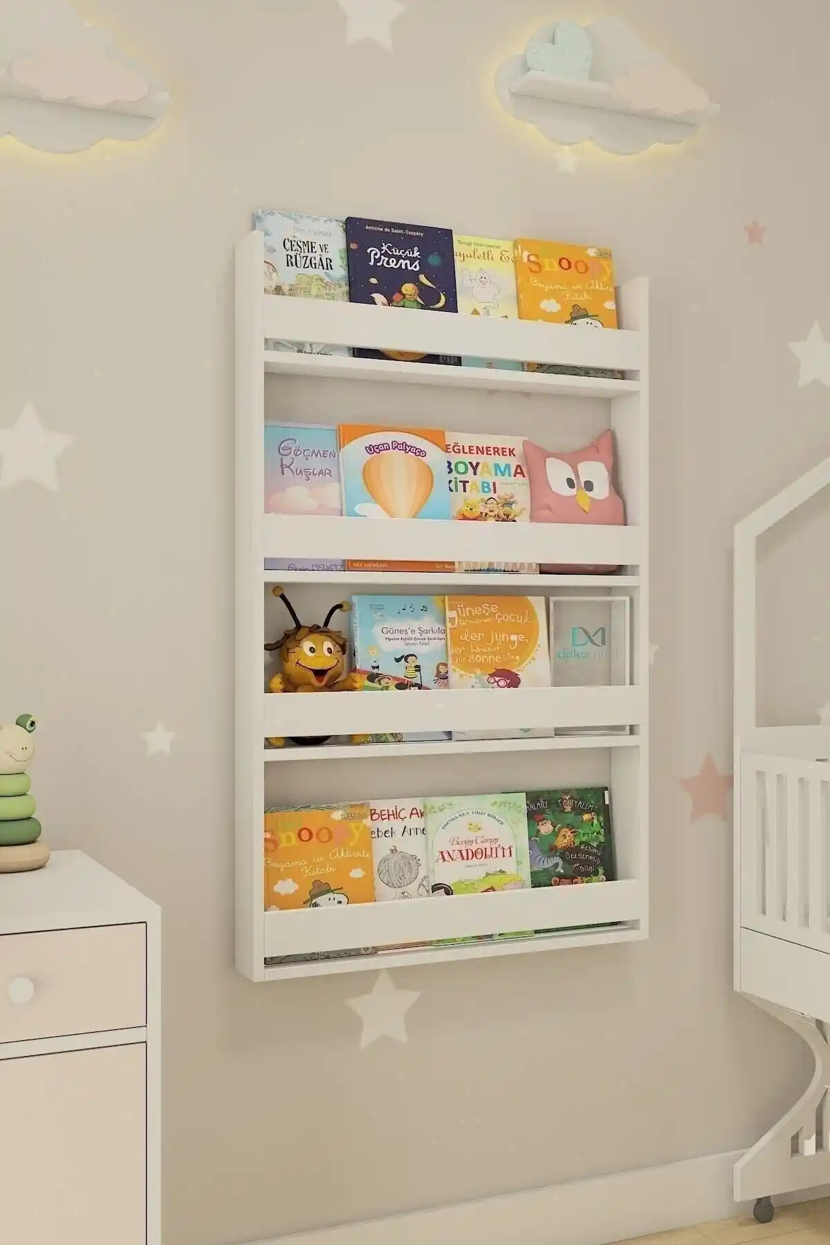 Sanal Mobilya Montessori Çocuk Odası Kitaplığı: Modern ve Dayanıklı Tasarımın En İyi Seçeneği