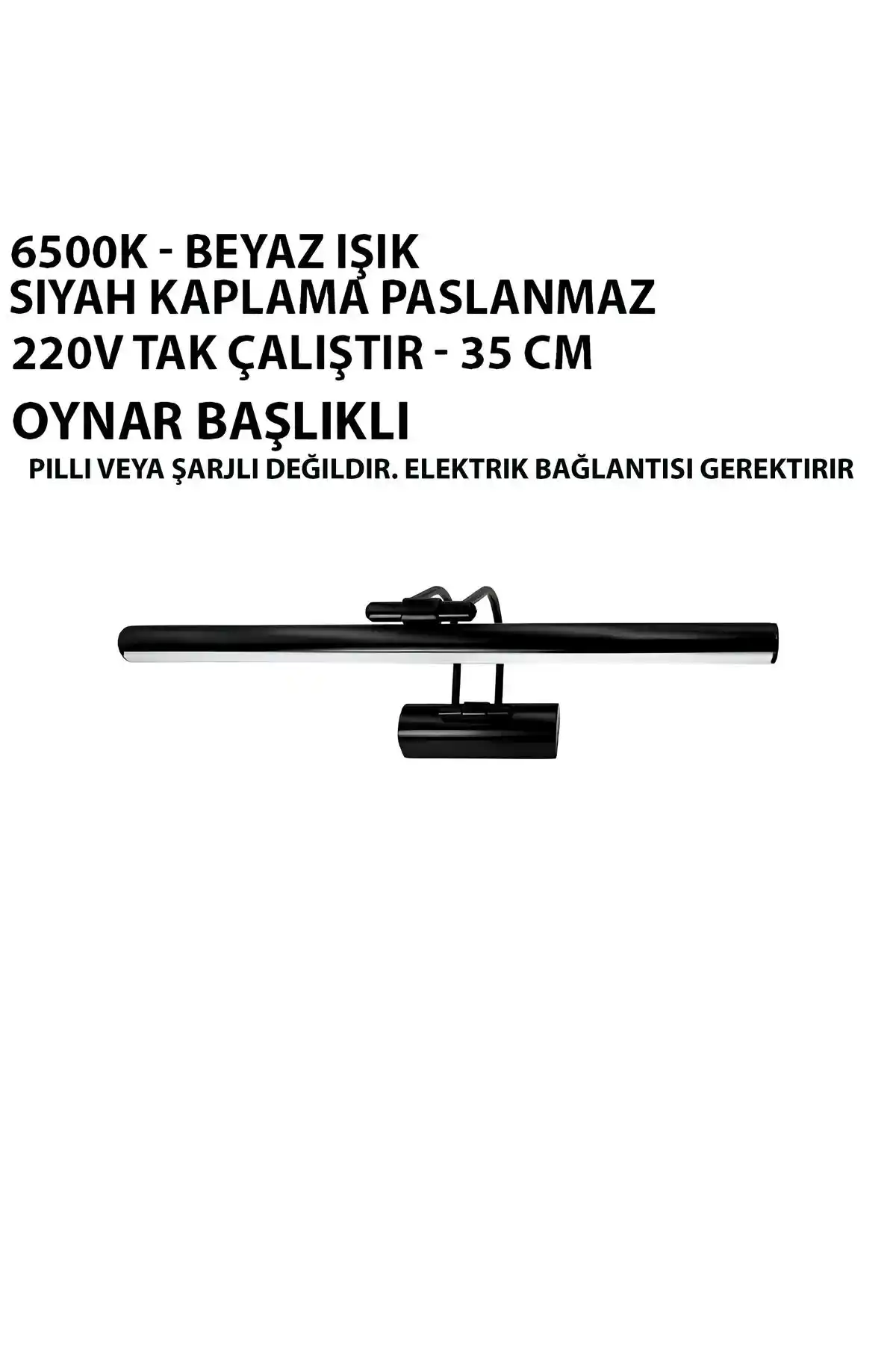 SARA Siyah Mat Beyaz LED Duvar Aydınlatması Modern ve Şık İç Mekan Dekorasyonu İçin