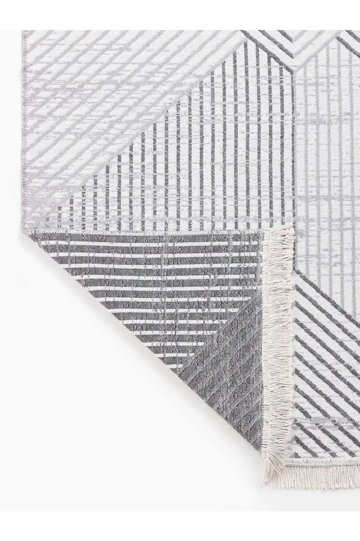 SARAZ HALI Bohem Serisi Gri Kilim: Modern ve Şık Dekorasyon İçin Uygun Alternatif