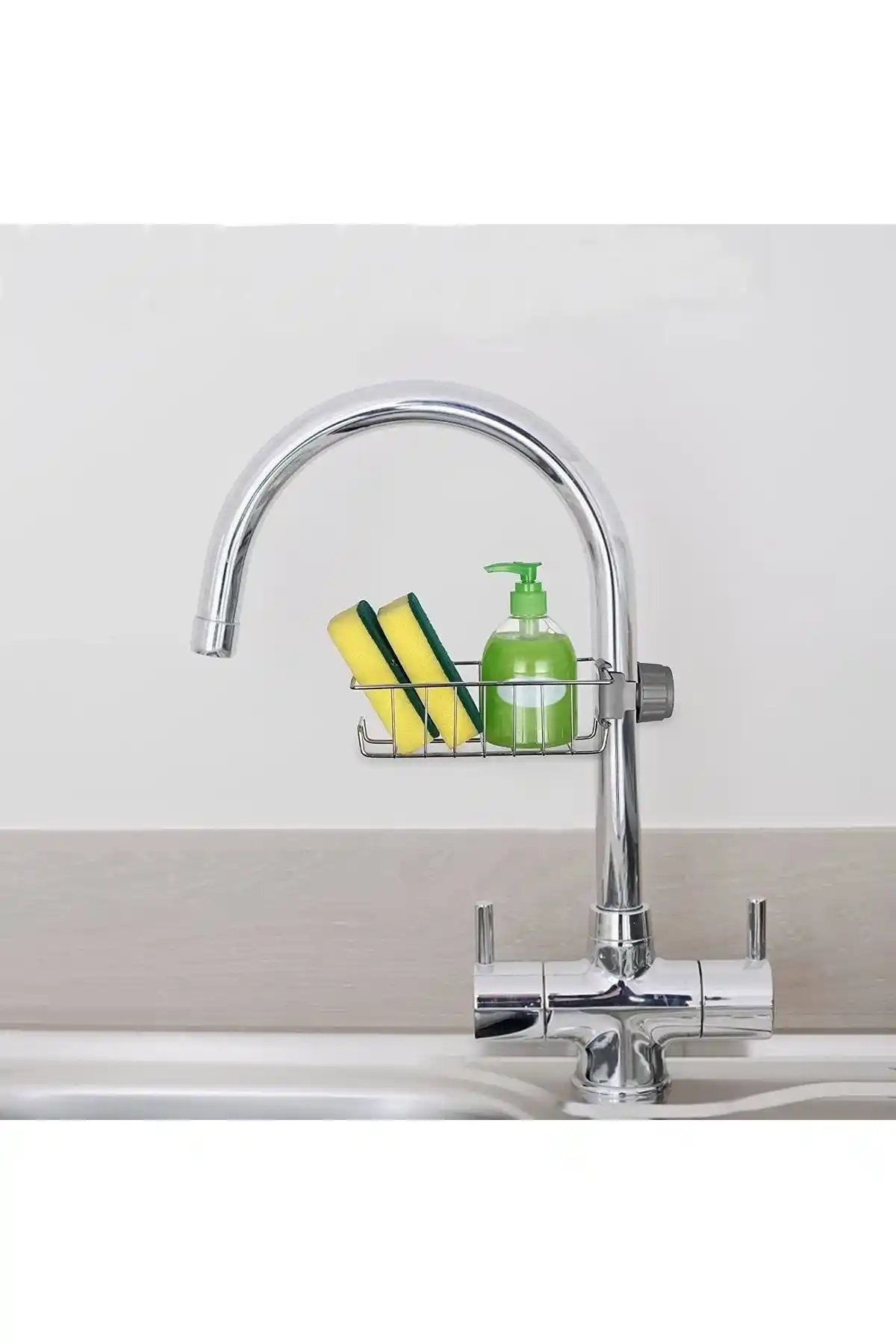 SAS Haus Duş Musluk Üstü Rafı Pratik ve Estetik Çözümle Banyo ve Mutfak Düzeni