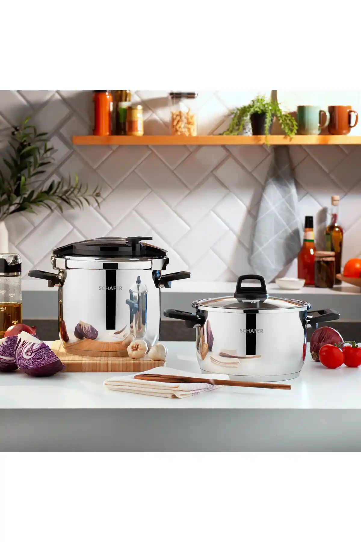 Schafer Cooky Düdüklü Tencere Seti: Dayanıklı ve Enerji Tasarruflu Mutfak Çözümü