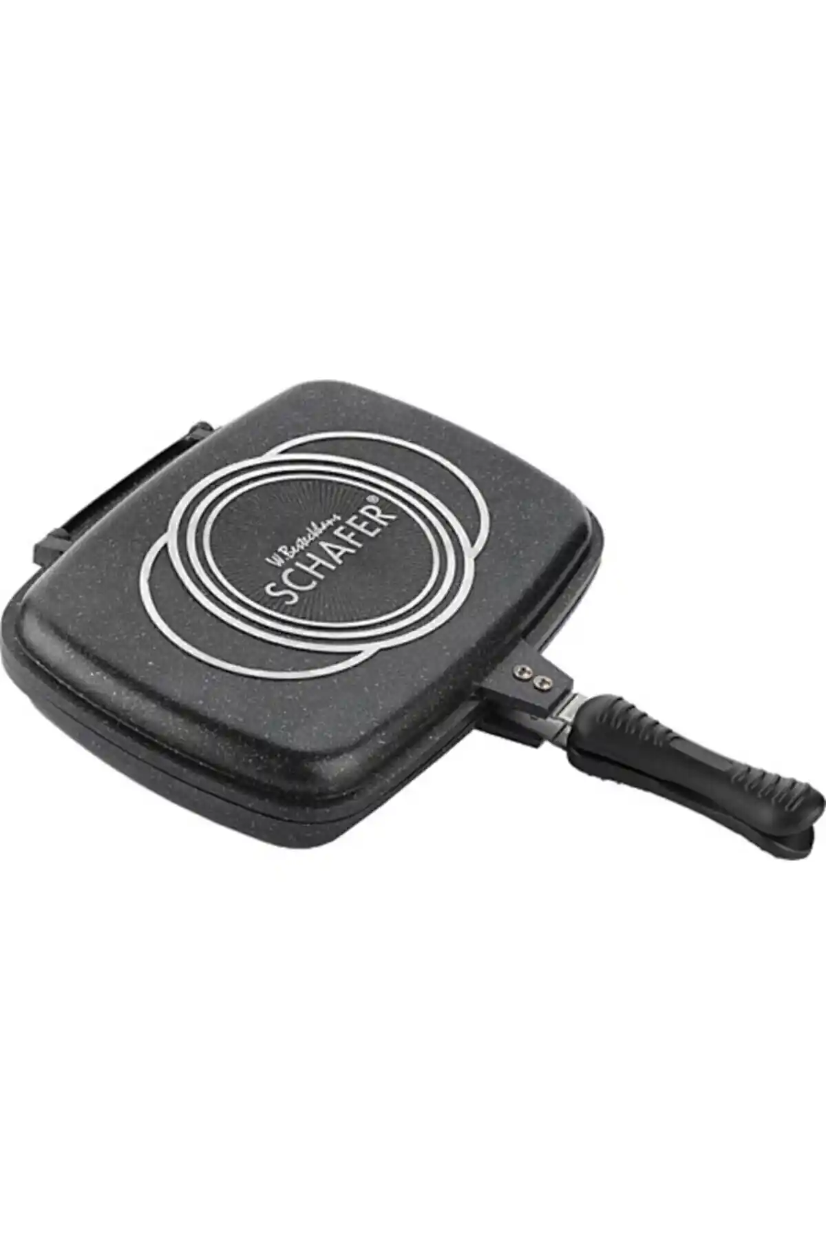 Schafer Double Grill Pan 34 Cm: Dayanıklı ve Estetik Pratik Pişirme Tava