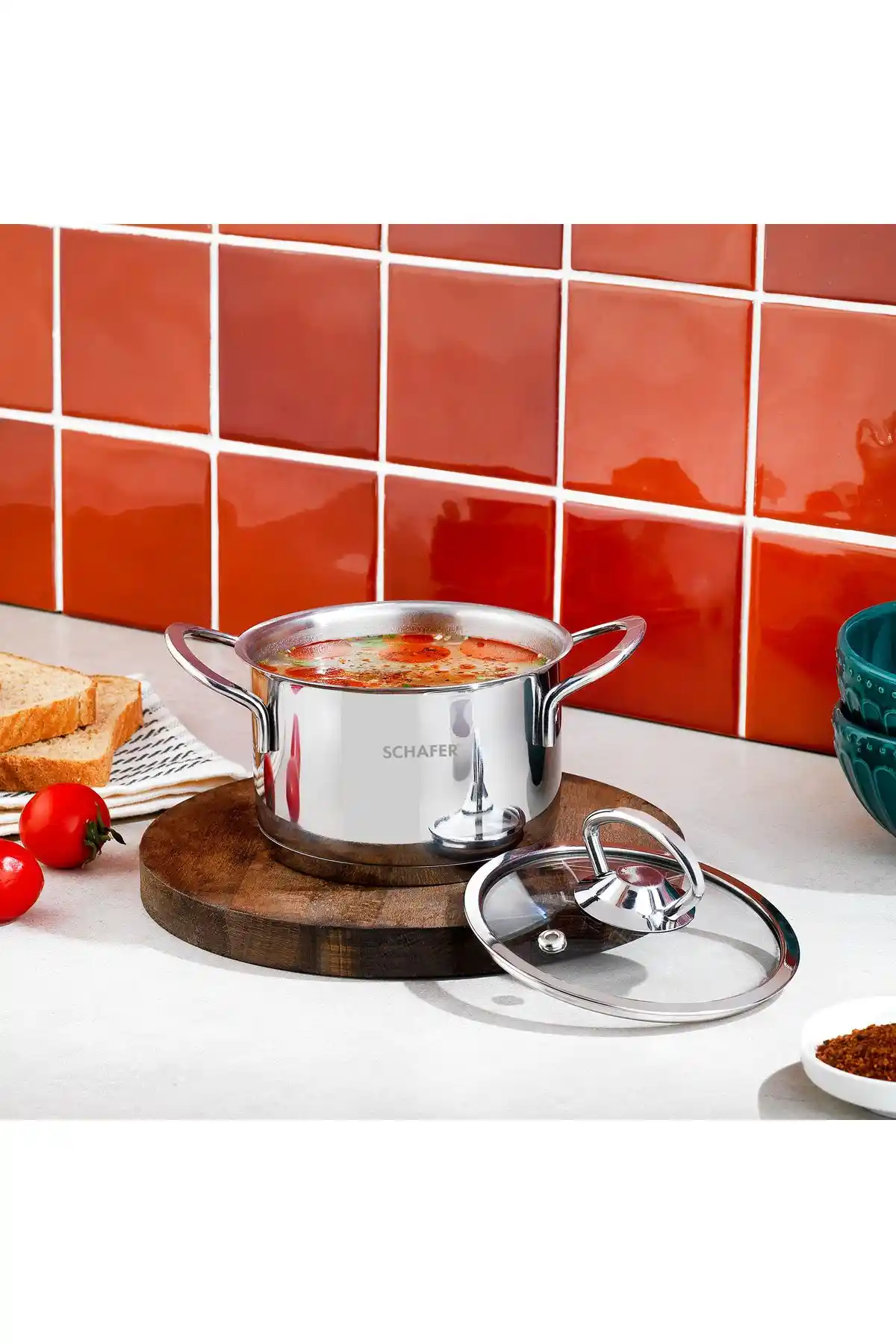 Schafer Micro Mini Derin Çelik Tencere: Kompakt ve Dayanıklı Mutfak Aksesuarı
