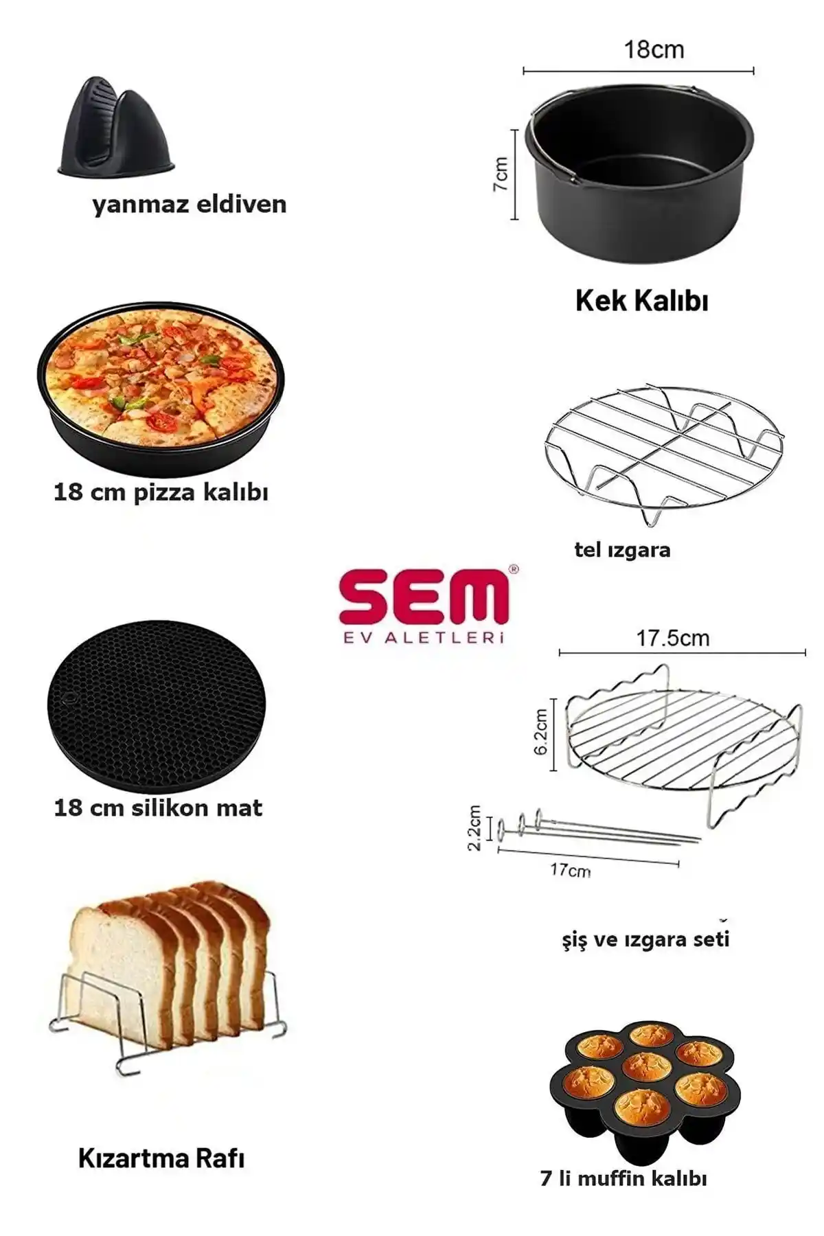 SEM Aircook Airfryer ile Sağlıklı ve Pratik Pişirme Deneyimi Sunan Modern Mutfak Cihazı