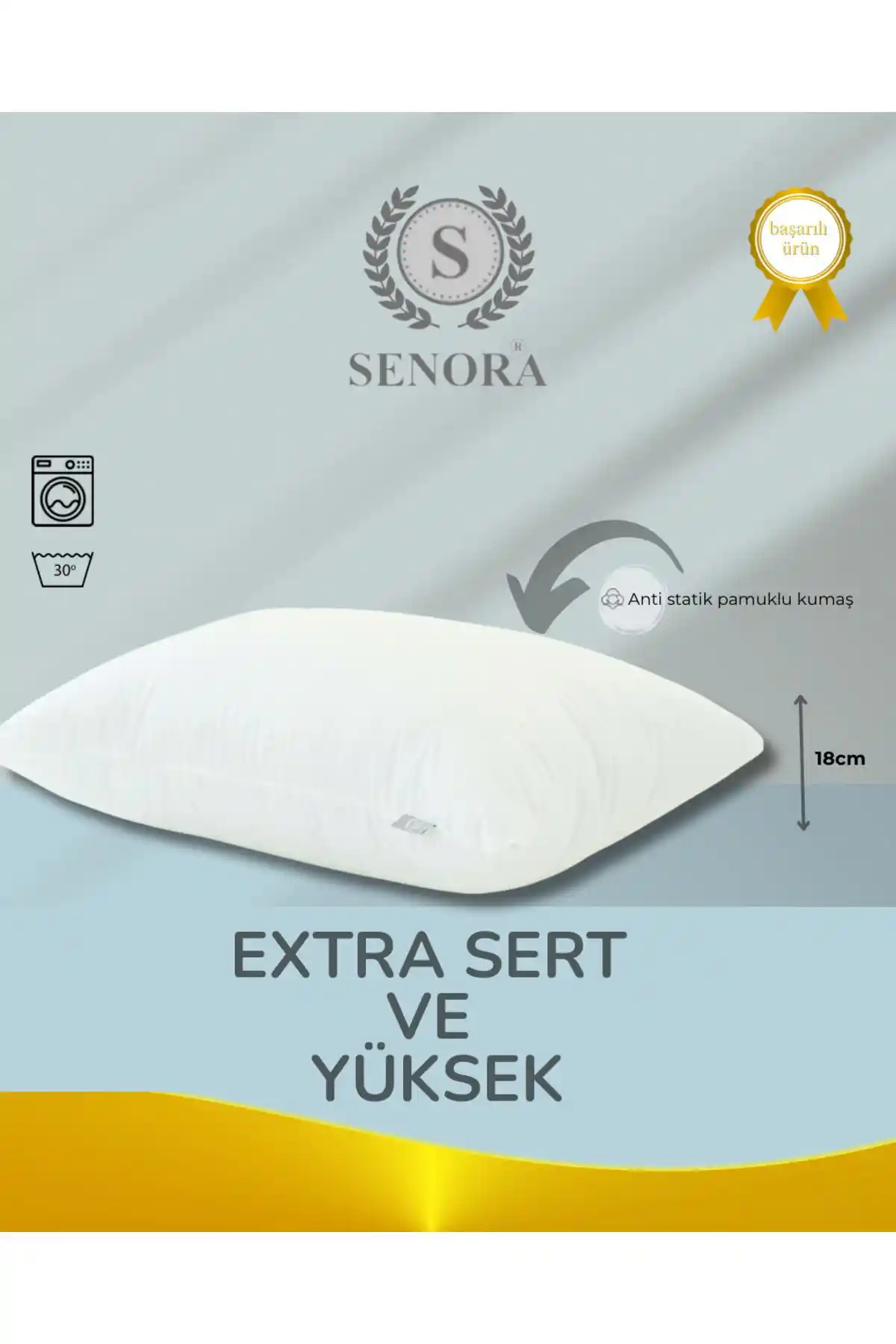Senora Yüksek Sert Yastık ile Uygun Fiyatlı Konfor ve Boyun Sağlığı Çözümü