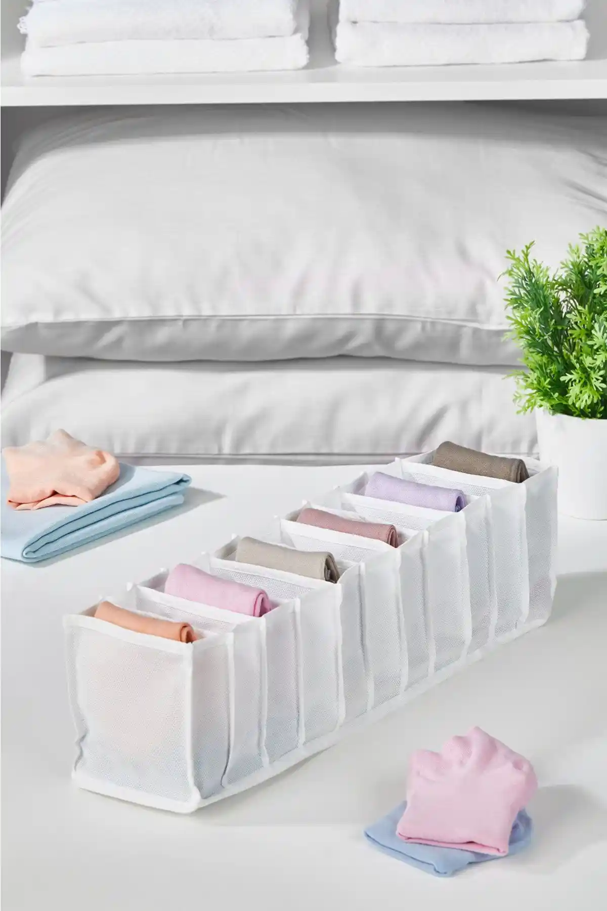 Serstil 11 Gözlü Çekmece ve Dolap İçi Akordiyon Organizer ile Evde Pratik Düzen