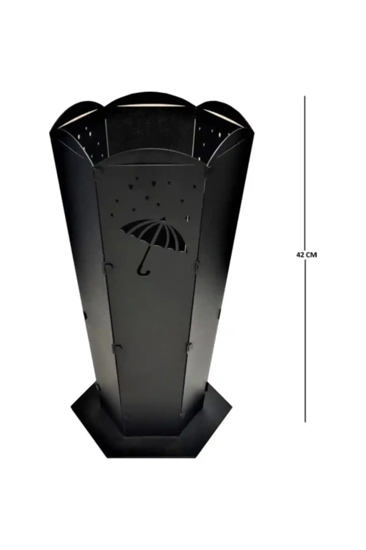 Sherlock Home Dekoratif Metal Şemsiyelik Modern ve Şık Tasarım 42 cm yükseklikle