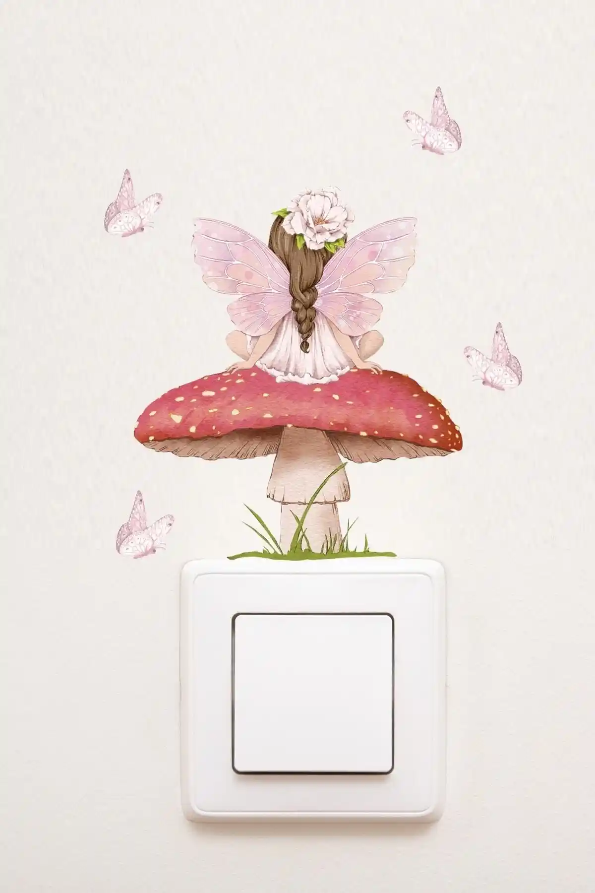 Sim Tasarım Priz Dekoratif Sticker Seti ile Çocuk Odalarını Canlandırın