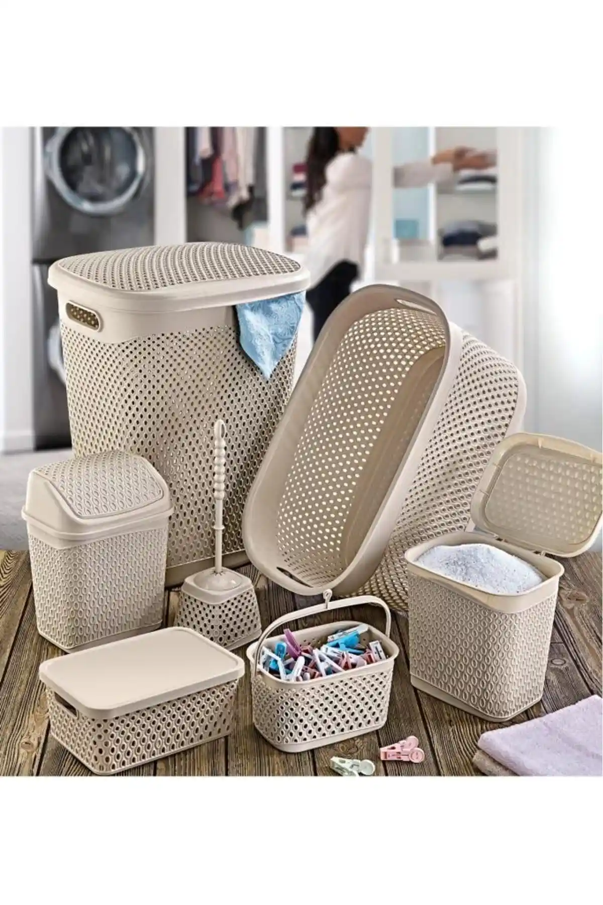 Smartware Plastik Katre Çeyiz Seti 7 Parça fonksiyonellik ve estetik bir arada