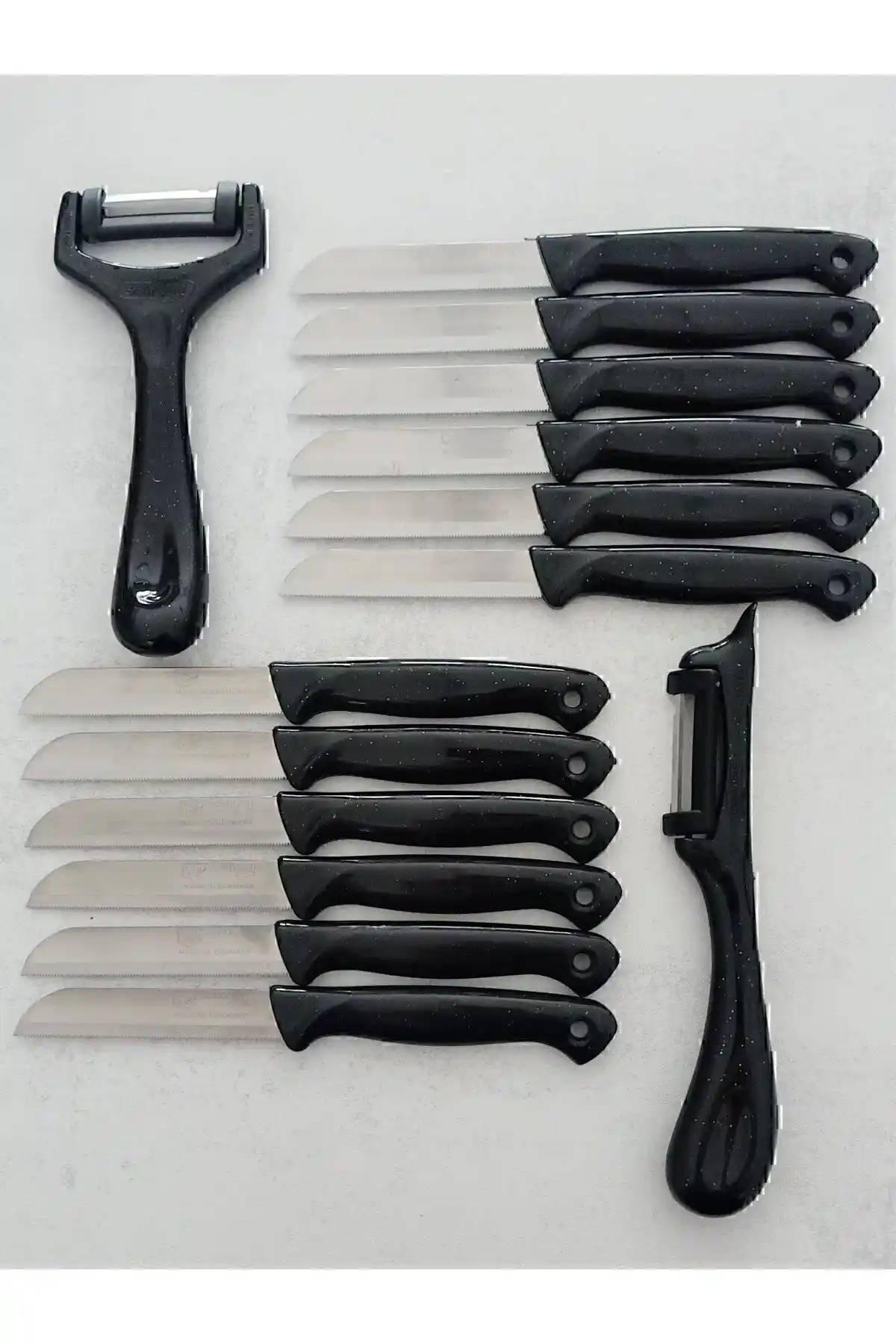 Solingen Almanya Menşeli 14 Parça Meyve Sebze Doğrama ve Soyacak Seti