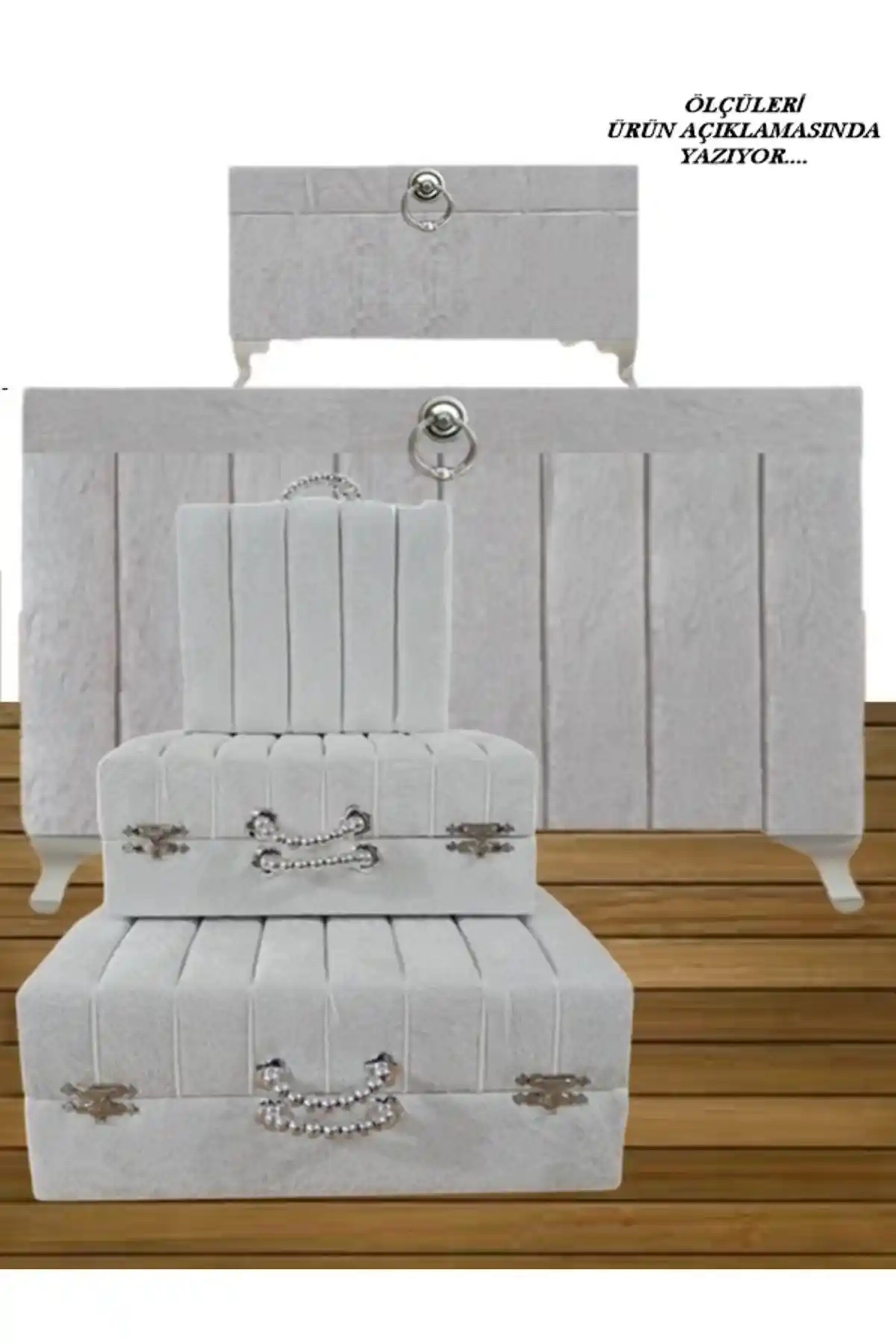 Sonem Çeyiz Sandık Seti Modern ve Klasik Tasarım ile Zarif Çeyiz Hazırlıklarınız İçin