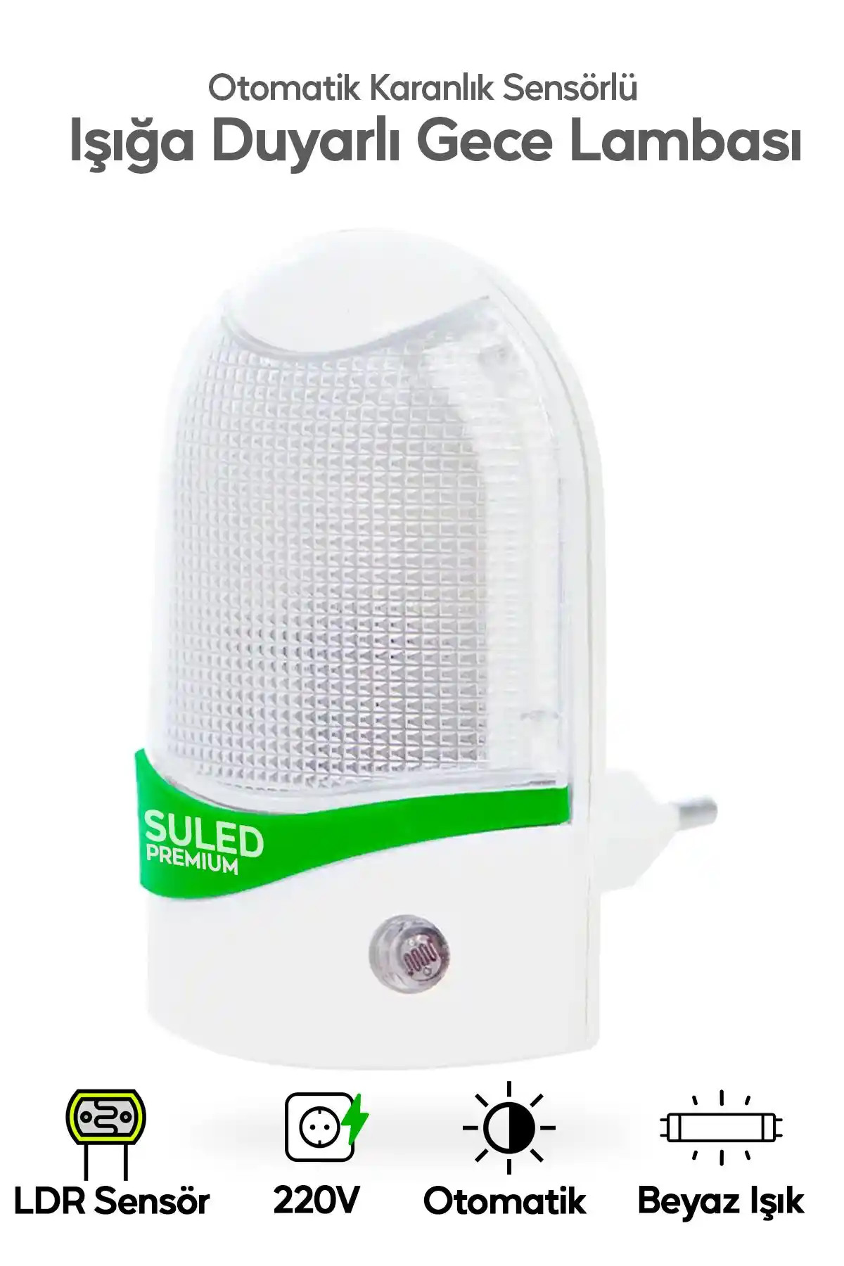 SULED Işığa Duyarlı Otomatik Gece Lambası: Modern ve Dayanıklı Ay Işığı Çözümü