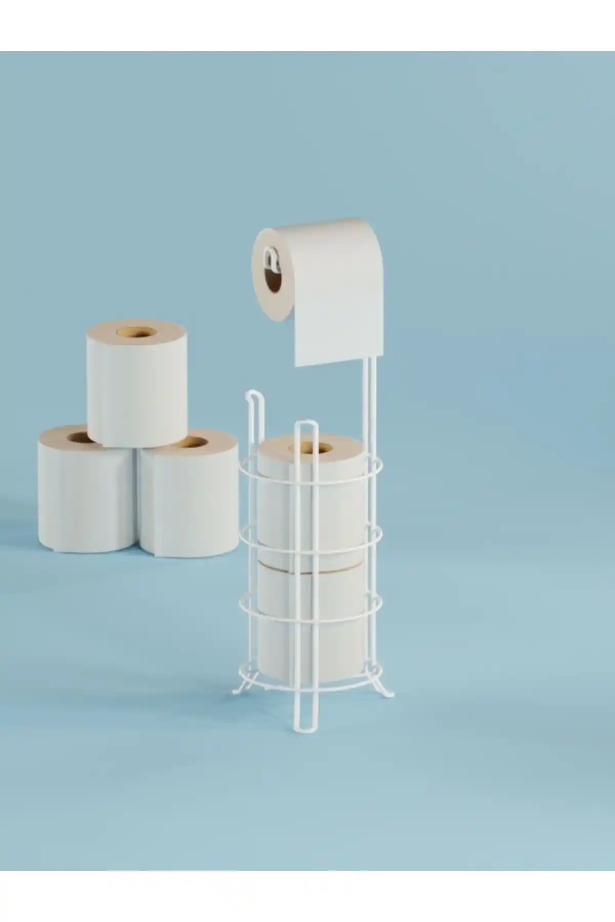 Suntel Modern WC Kağıt Standı: Estetik ve Dayanıklı Banyo Aksesuarları