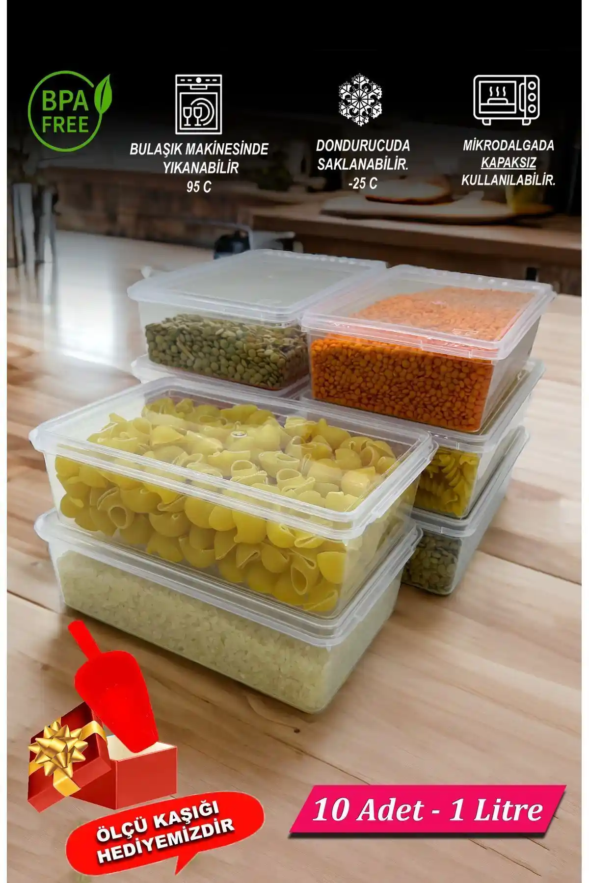 SUPERCUPP Plastik Kapaklı Saklama Kabı: Dayanıklı ve Çok Amaçlı Mutfak Çözümü