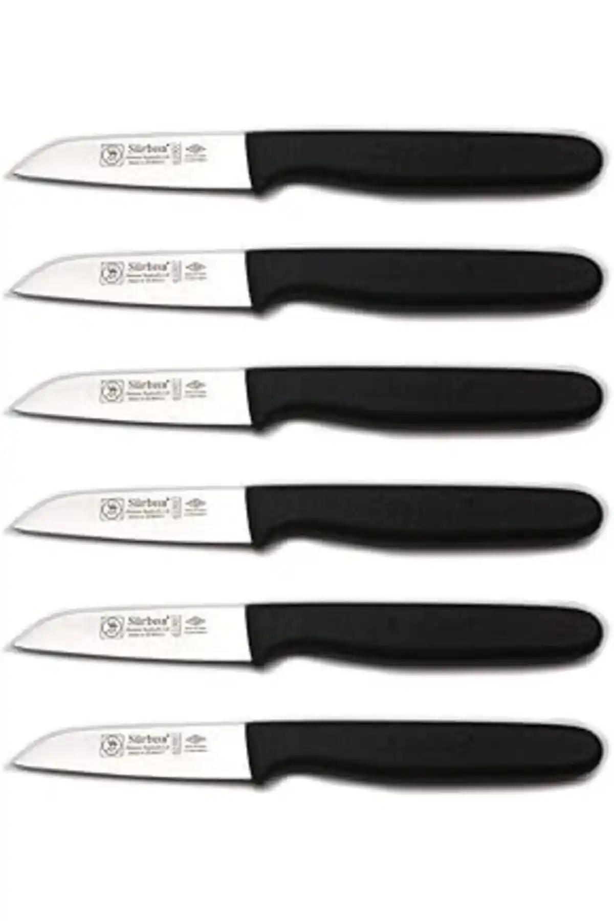 Sürbisa Sürmene 6'lı Meyve Bıçağı Seti Paslanmaz Çelik ve Ergonomik Tasarım