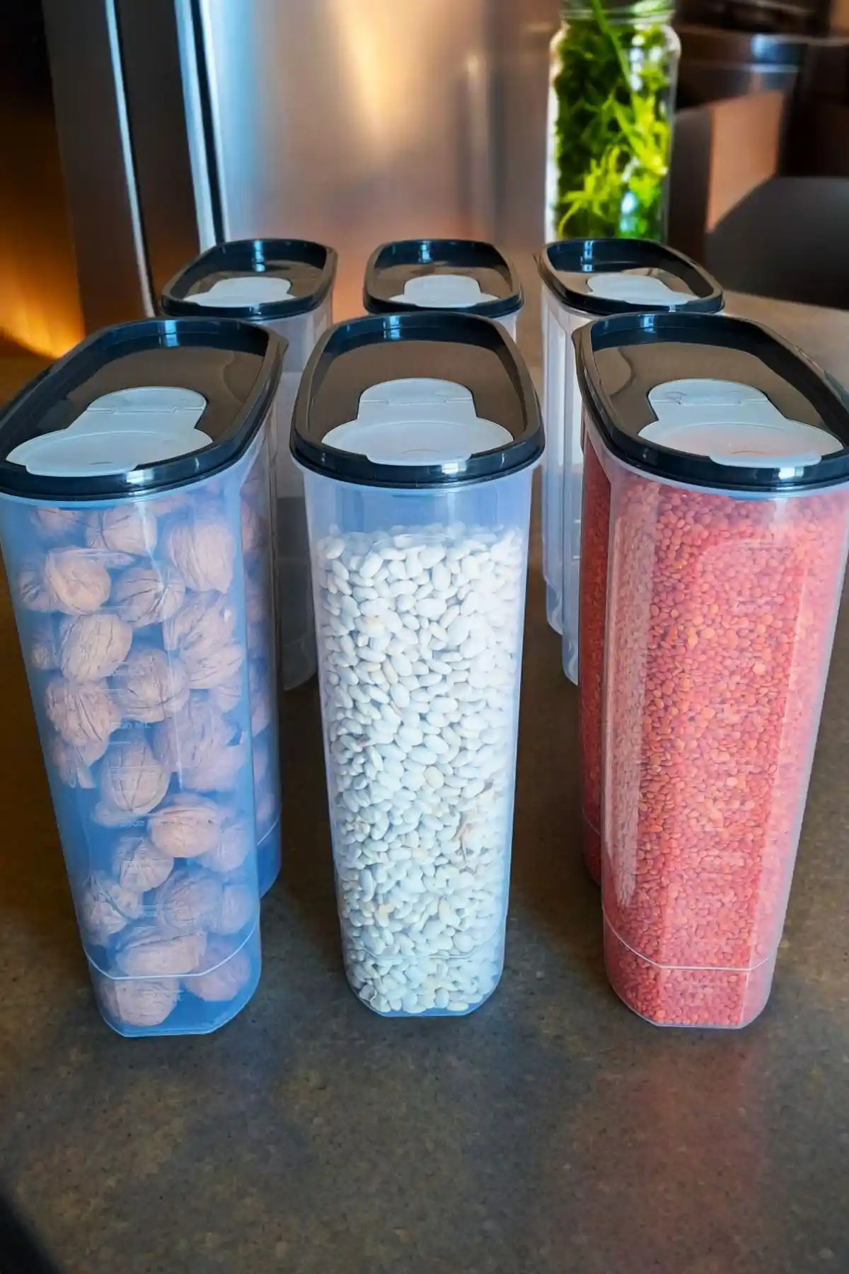 SWENCRAFT 6 Litre Saklama Kutuları Seti: Modern ve Fonksiyonel Mutfak Organizasyonu