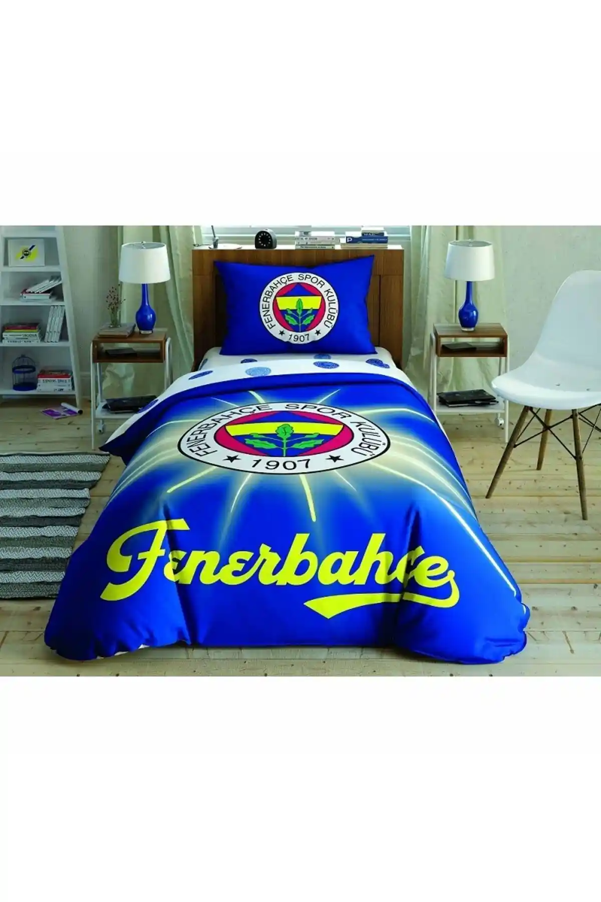 Taç Fenerbahçe Light Glow Pamuk Lisanslı Nevresim Takımı: Dayanıklı ve Parlayan Tasarım