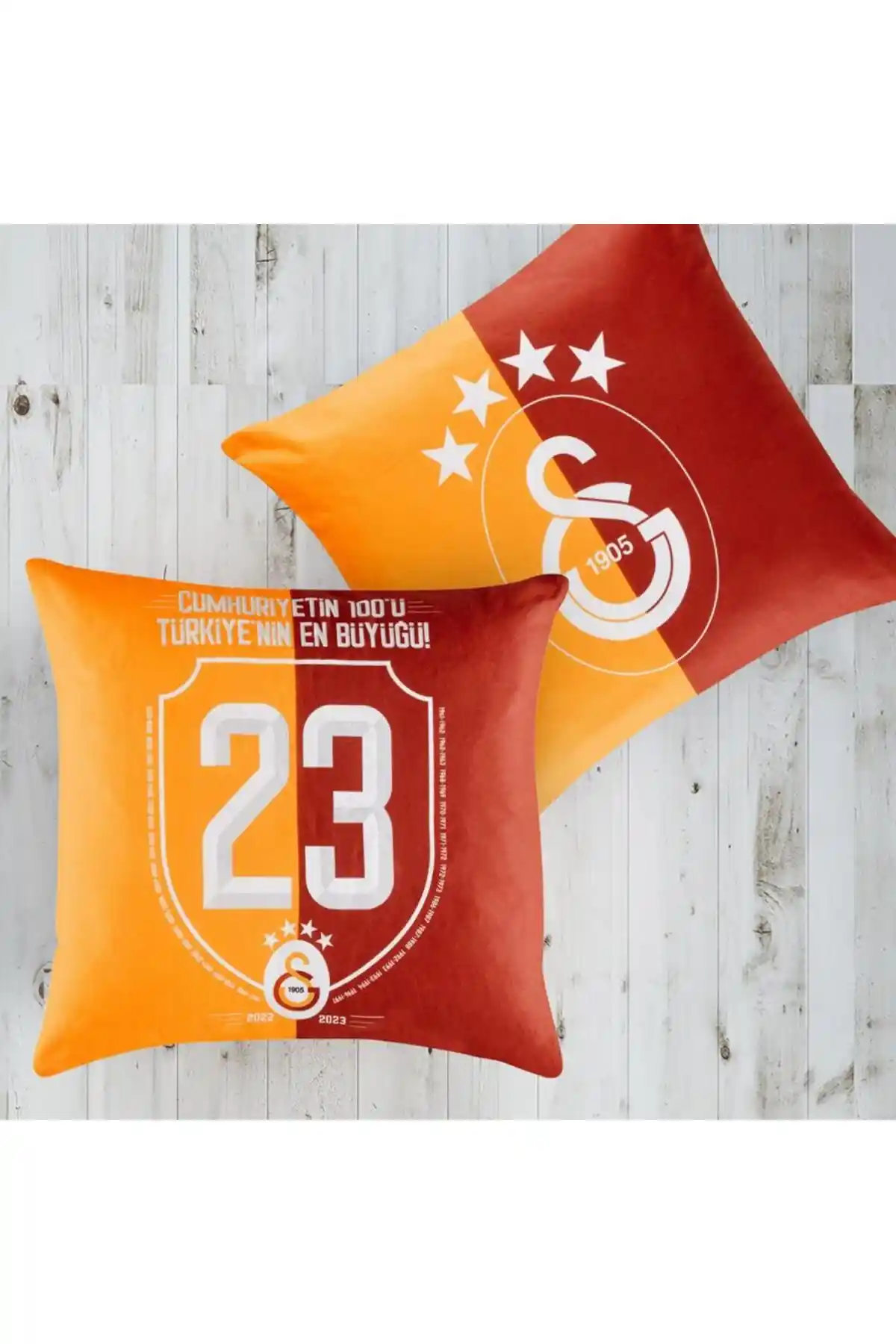 Taç Galatasaray Lisanslı Çift Yüz Desenli Kırlent: Estetik ve Konfor Sunan Dekorasyon Ürünü