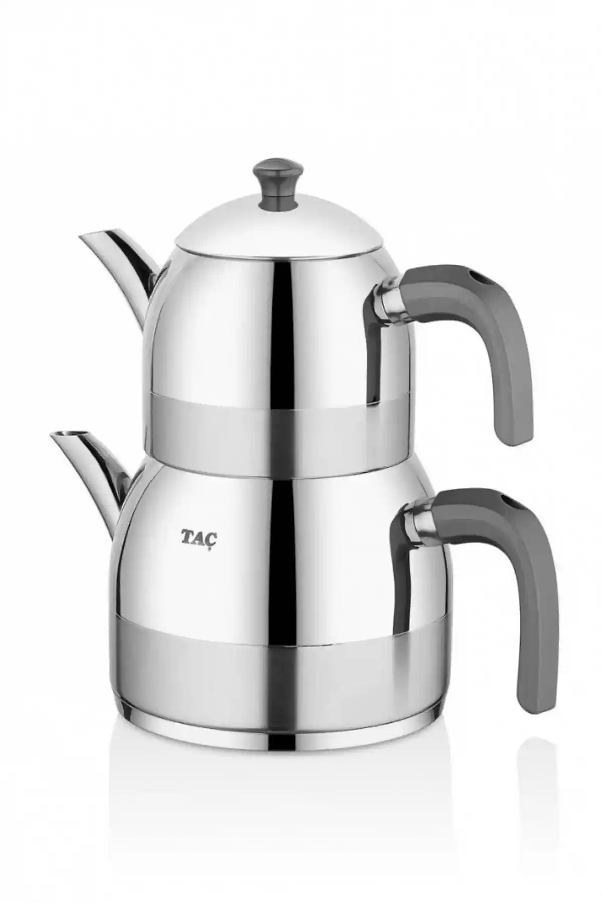 Taç Gri Vanessa Indüksiyon Tabanlı Çaydanlık Takımı Modern ve Şık Tasarımıyla Mutfaklara Uyum Sağlar