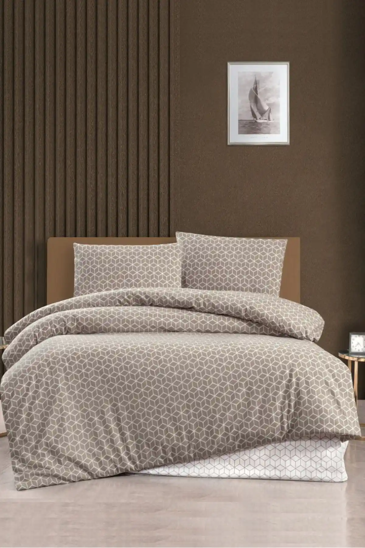 Taç Kristal Çift Kişilik Terry Cotton Puzzle Kahve Nevresim Takımı İnceleme ve Kullanıcı Yorumları