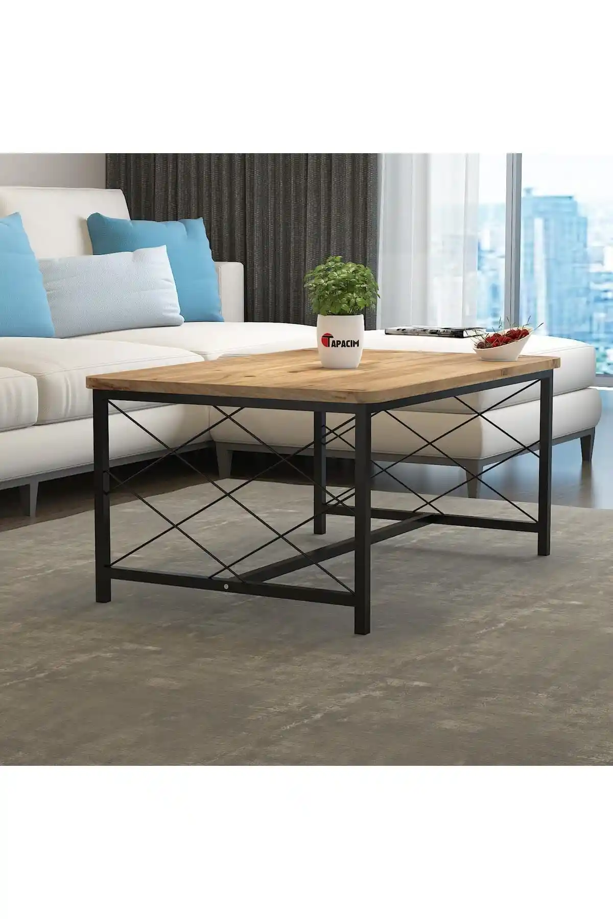 Tapacım Oval Kesim Sehpa: Modern ve Dayanıklı Tasarım ile Ev Dekorasyonuna Şıklık Katar