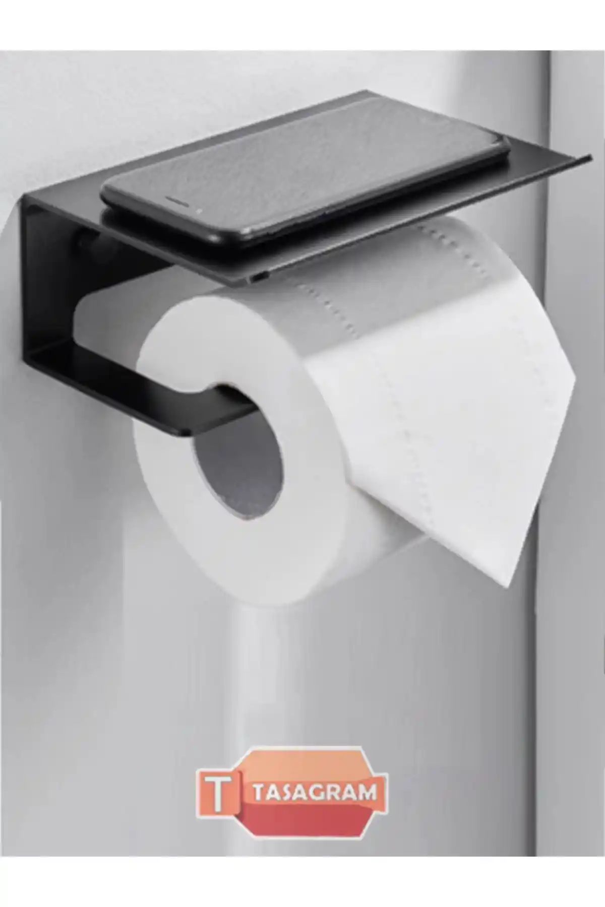 TASAGRAM Metal Tuvalet Kağıdı Tutucu Modern ve Dayanıklı Banyo Dekorasyonu İçin