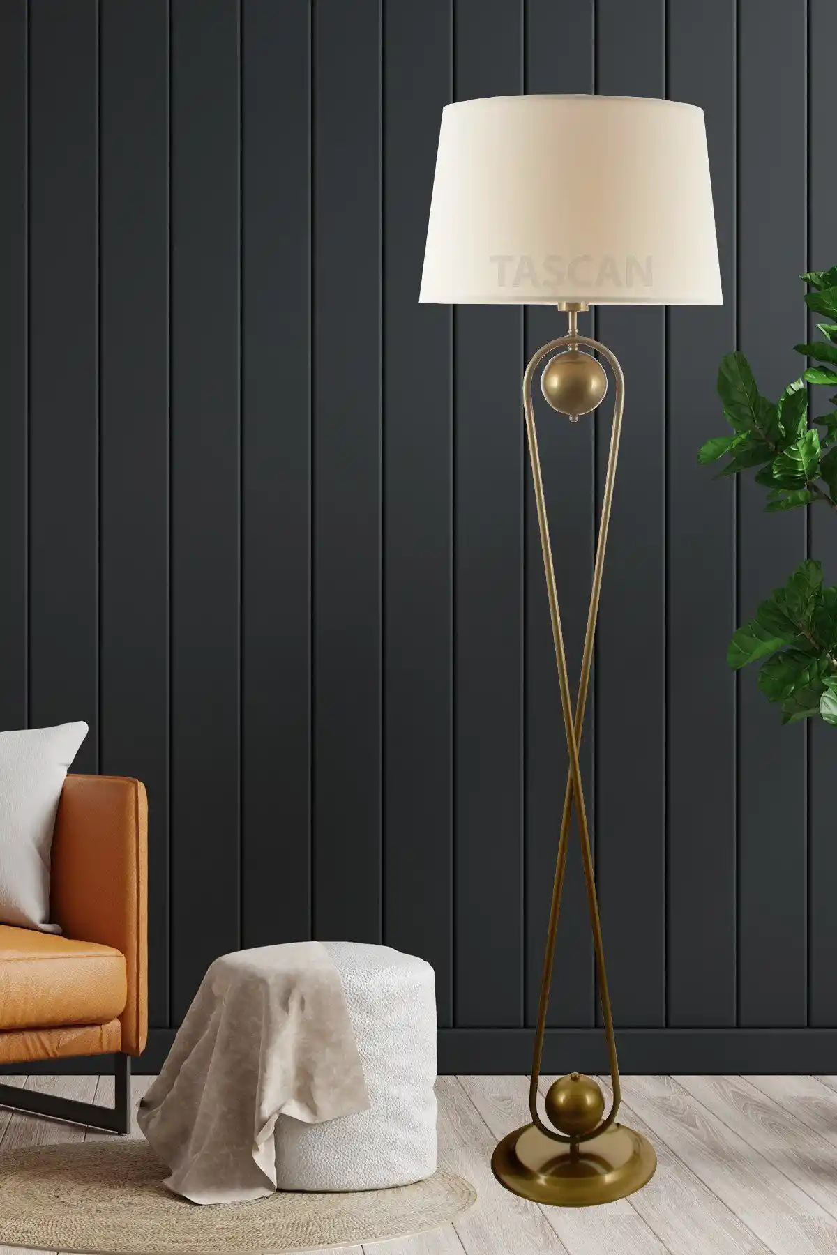 Taşcan Ayındılatma Delhi Tekli Eskitme Lambader Modern ve Vintage Dekorasyon İçin