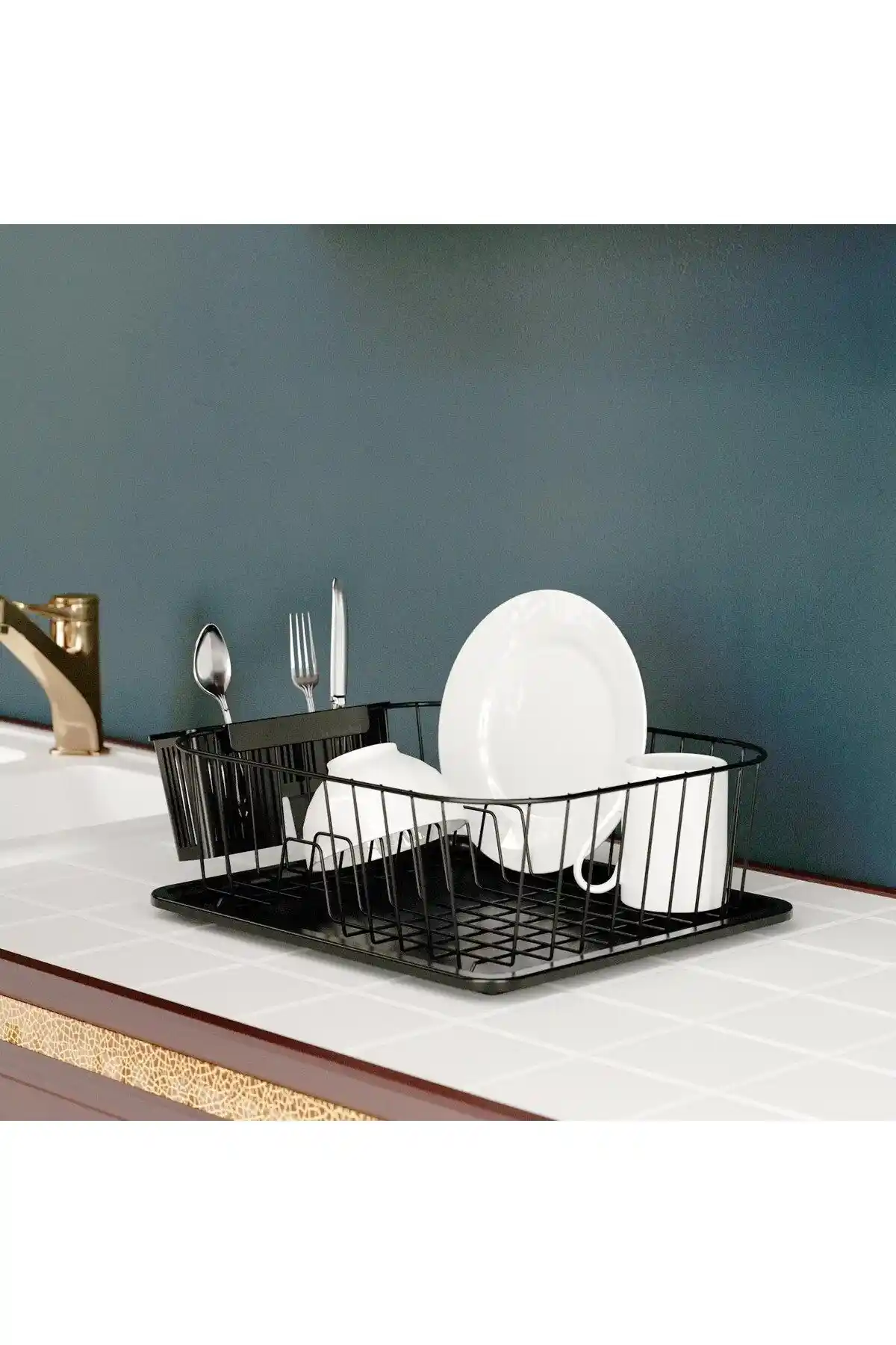 Teknotel Tek Katlı Bulaşıklık Tabaklık: Şık ve Dayanıklı Mutfak Düzeni Çözümü